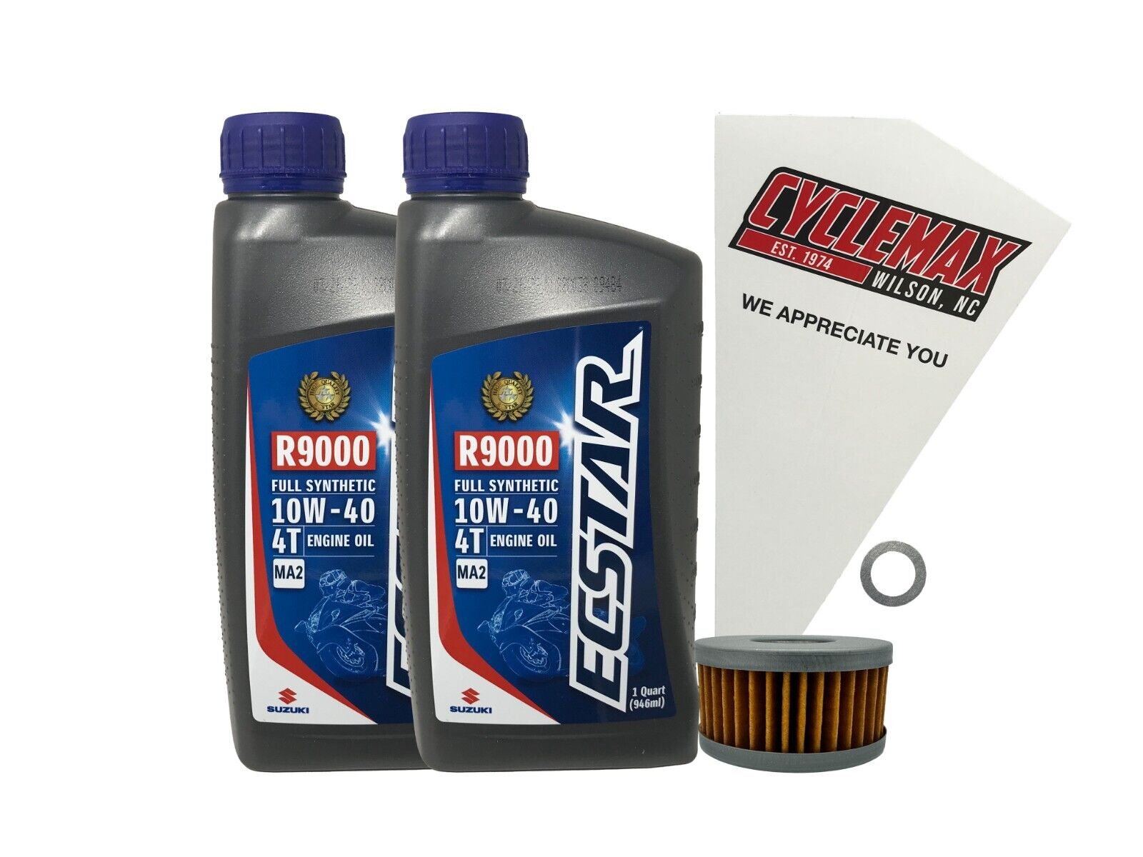 Cyclemax Genuine OEM Full Synthetic Oil Change Kit fits 2001-2007 Suzuki DR-Z250