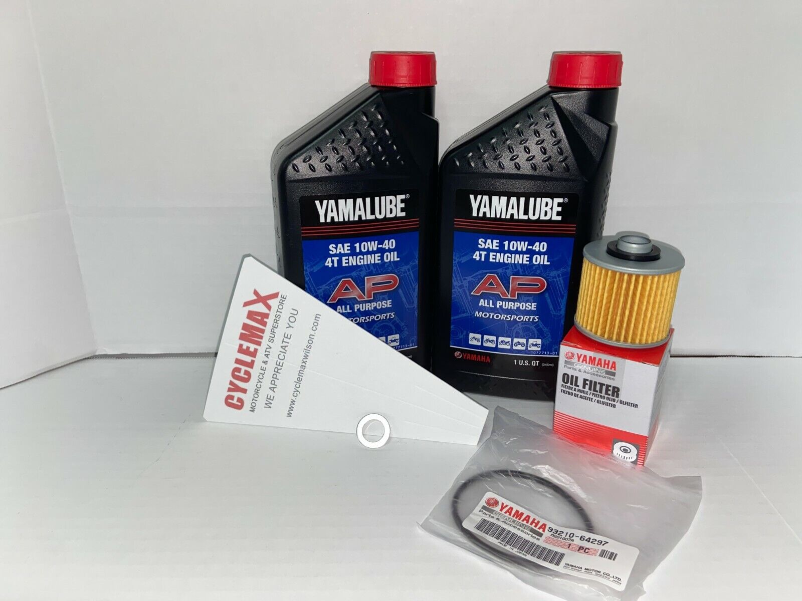 Yamalube 10W-40 OEM Oil Change Kit - Fits: Yamaha Raptor 700 2006-2020