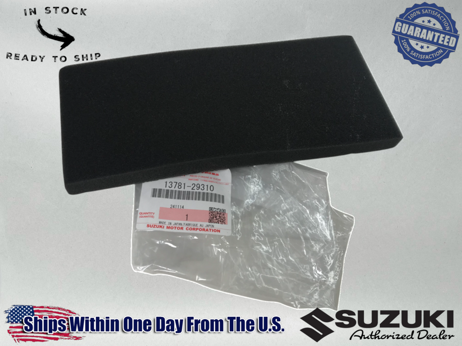 Suzuki OEM TS185 1978 - 1981 TS125 TS100 AIR FILTER CLEANER 13781-29310
