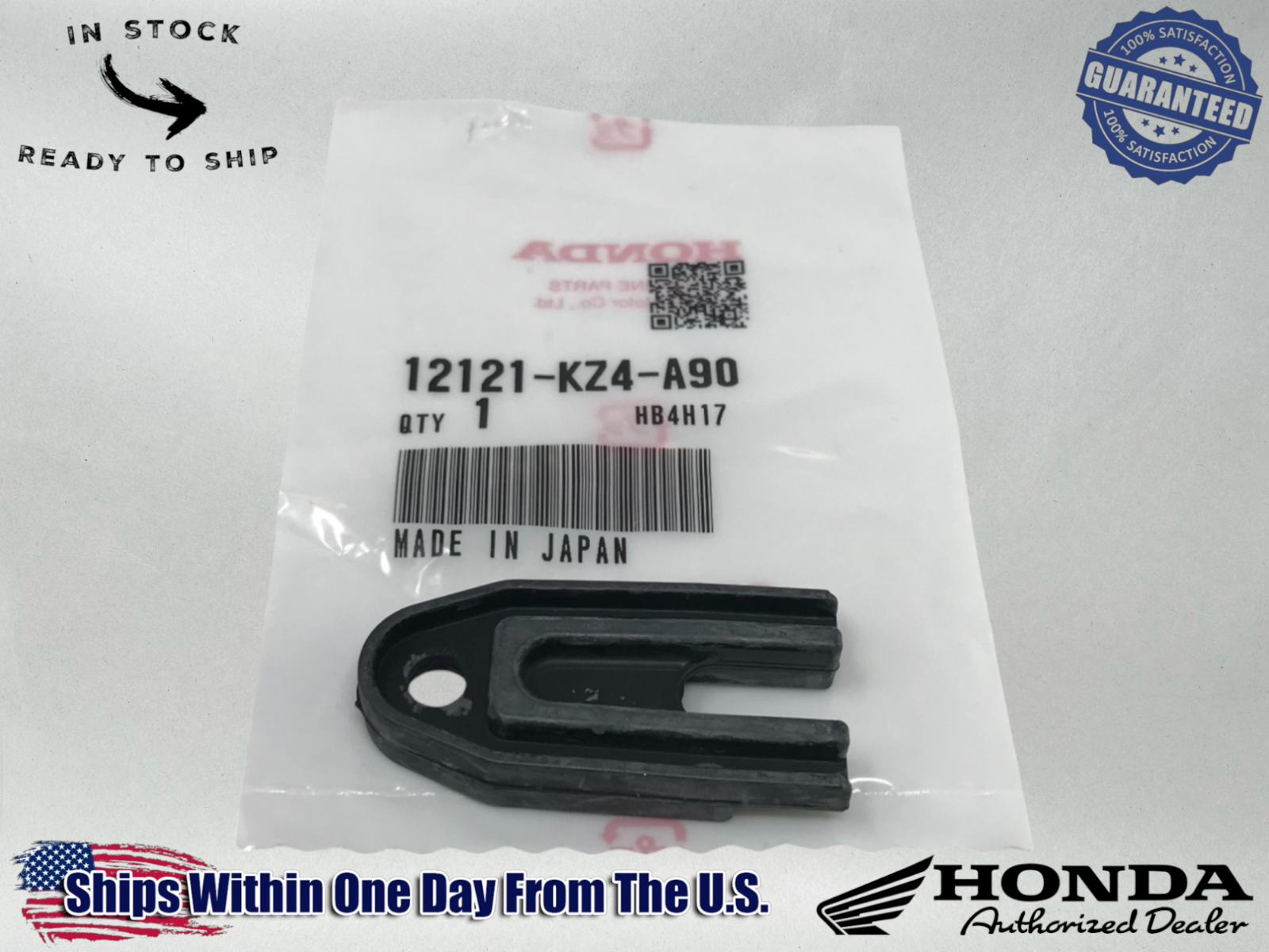 Honda Genuine OEM Authentic Exhaust Manifold Seal Flange Gasket 12121-KZ4-A90