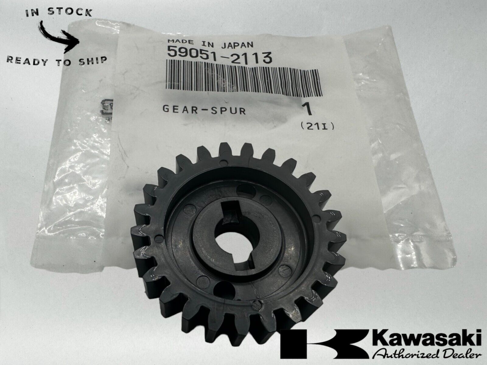 Kawasaki Genuine OEM Spur Gear 59051-2113