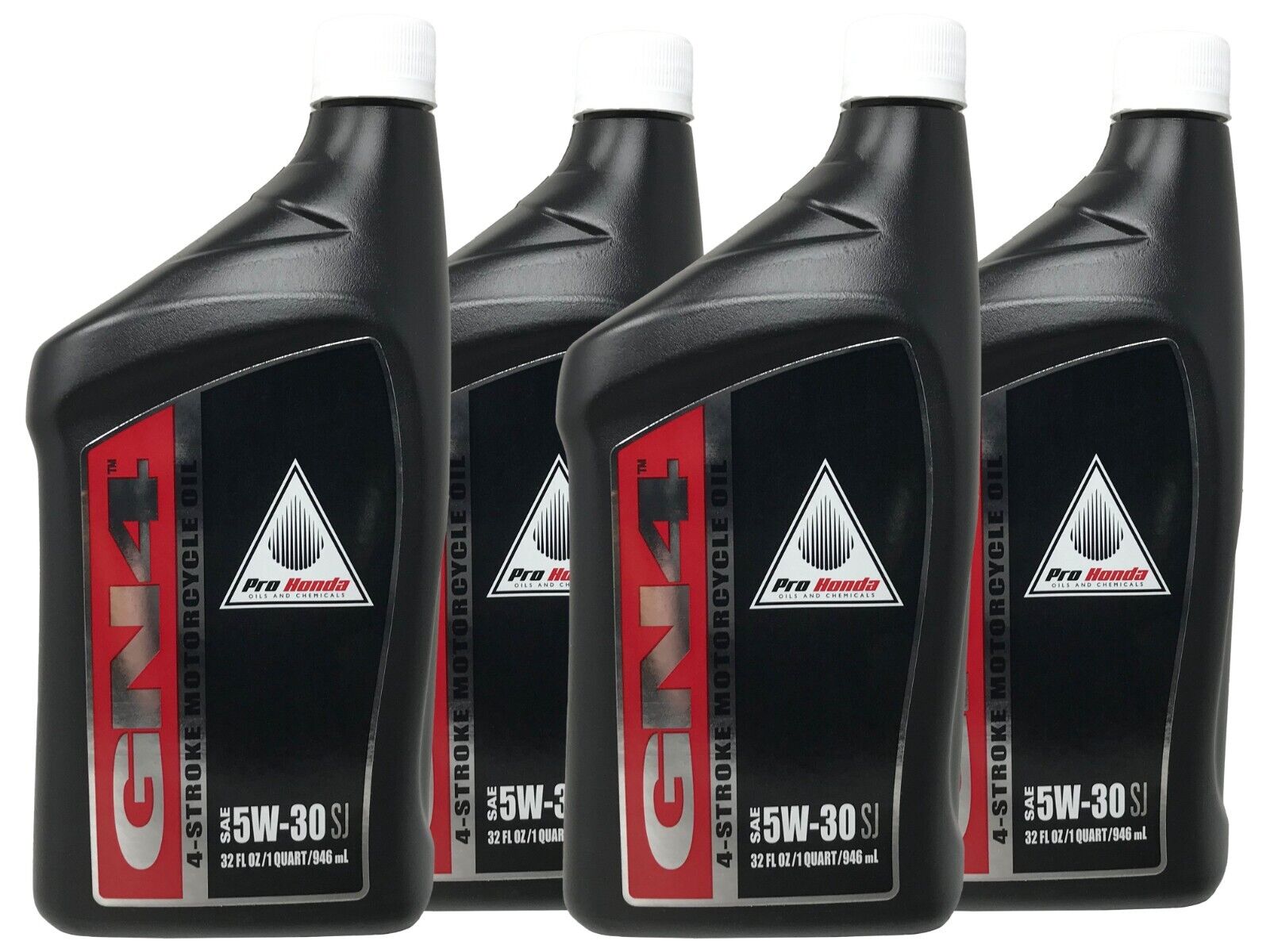 Honda Genuine OEM GN4 5W-30 Motorcycle Oil 08C35-A5201M02 - 4 Pack