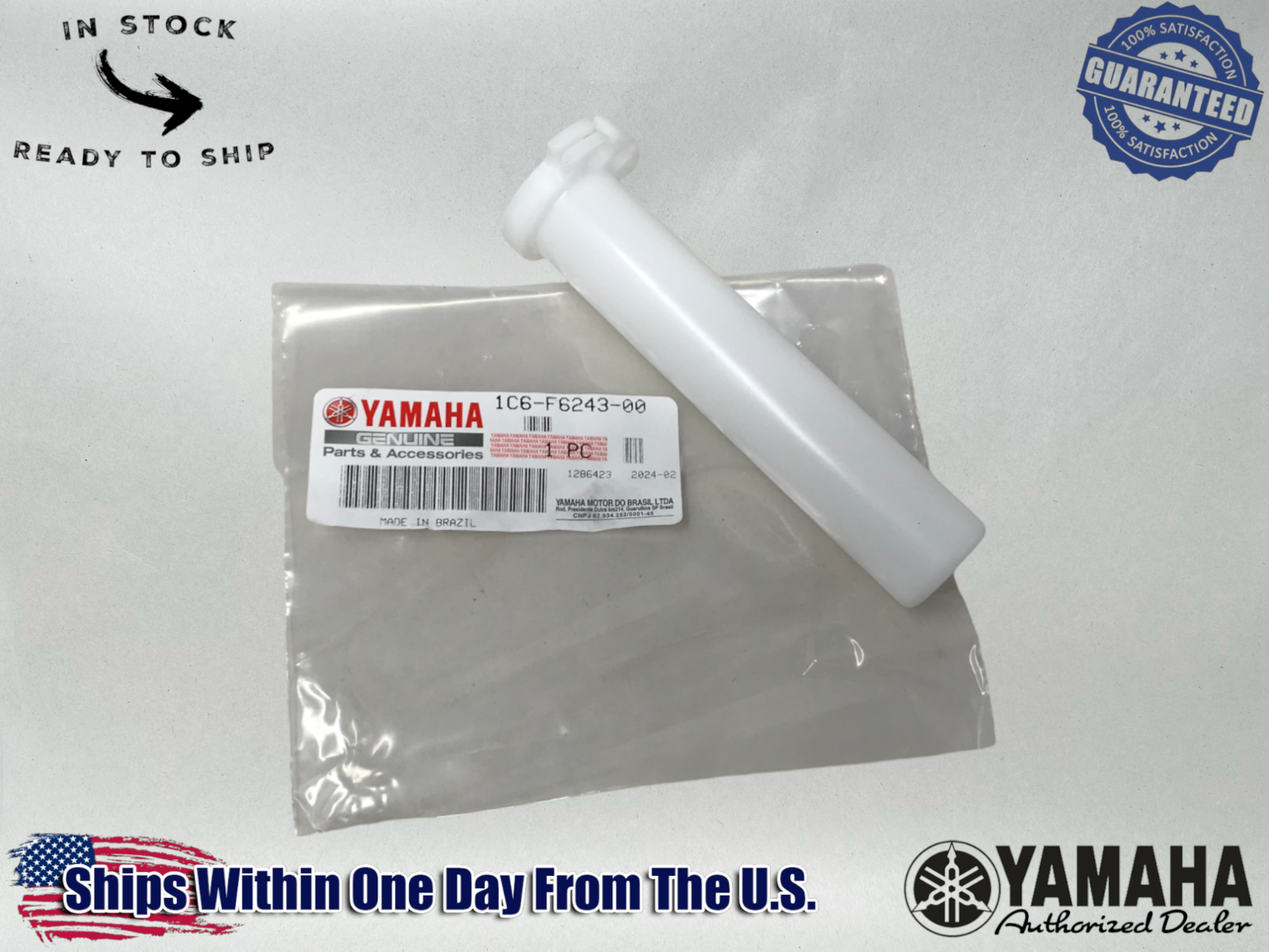 Yamaha Genuine OEM Authentic Throttle Tube Sleeve  1C6-F6243-00-00