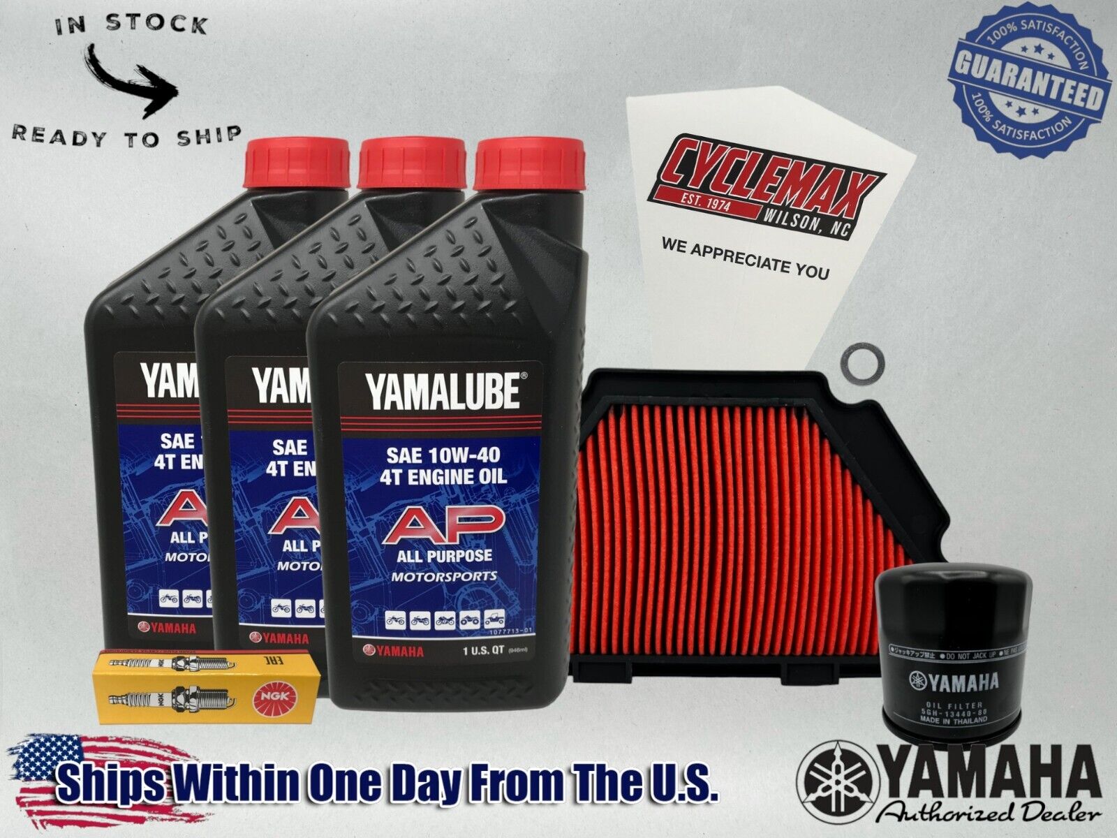 Cyclemax Standard Yamalube Tune-Up Kit fits 2014-2024 Yamaha VIKING 700