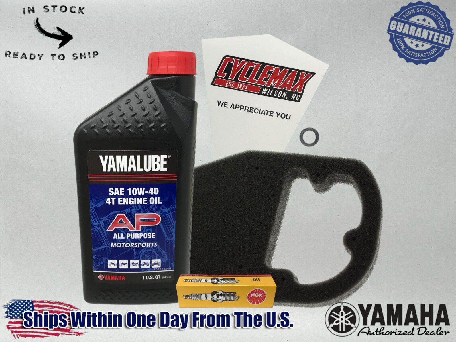 Cyclemax Standard Yamalube Tune-Up Kit fits 2000-2004 Yamaha TTR90