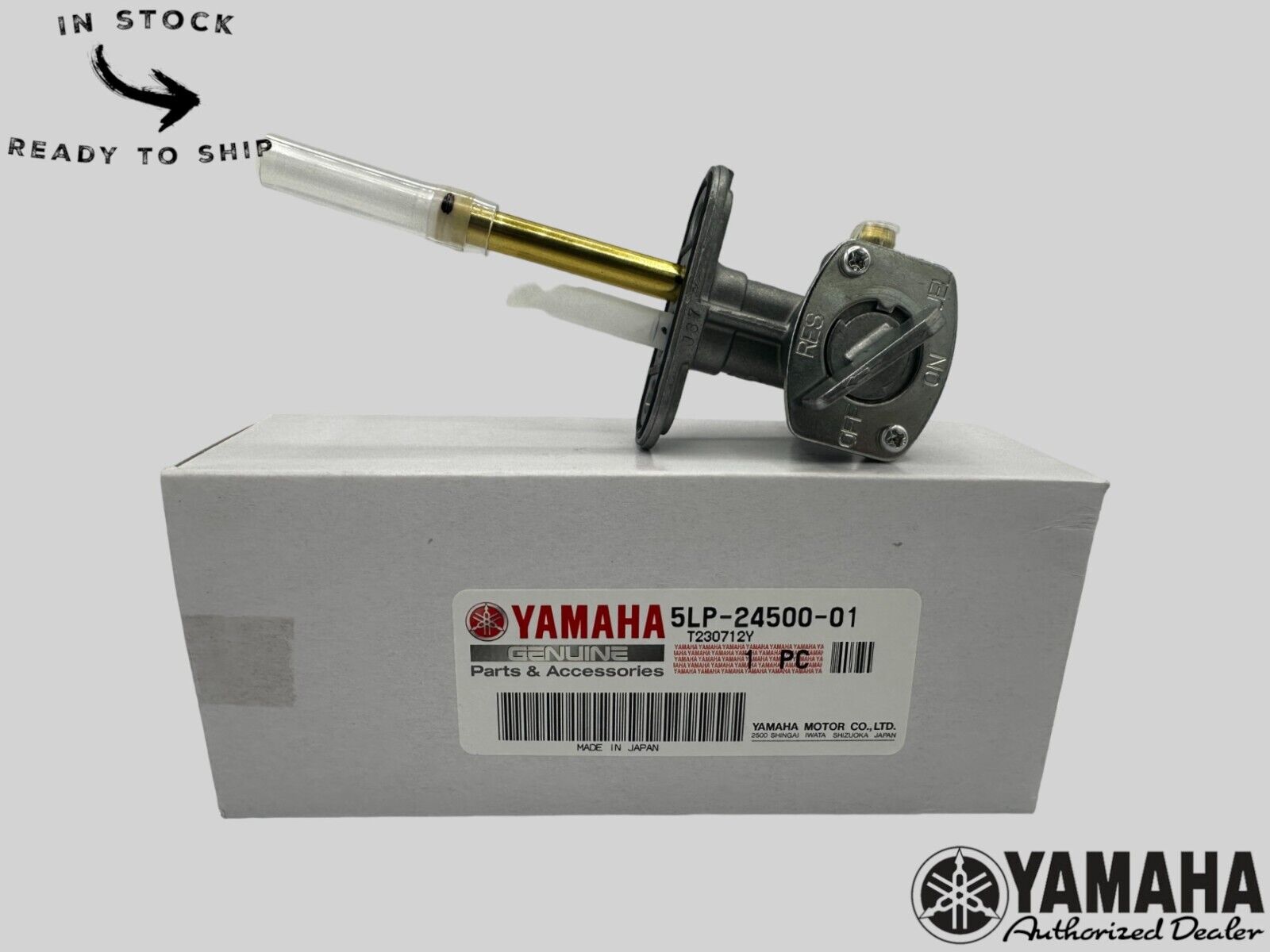 Yamaha Genuine OEM Authentic Fuel Cock Assembly 5LP-24500-01-00