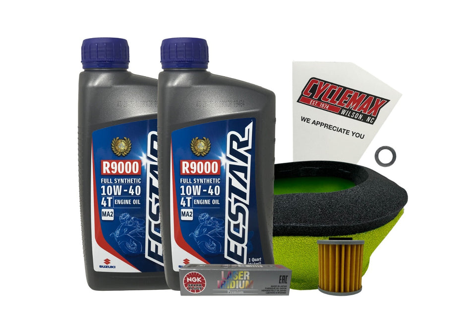 Full Synthetic Tune Up Kit w/ Spark Plug fits 2018-2025 Suzuki RM Z450