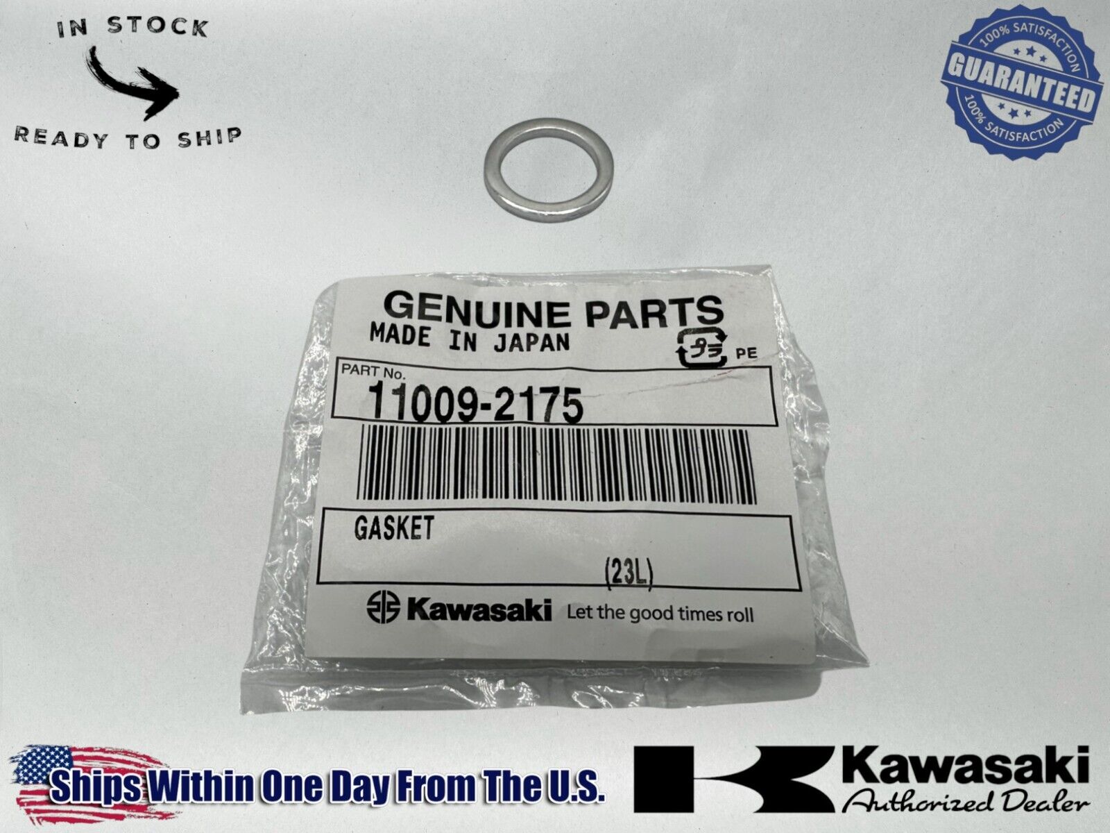 Kawasaki Genuine OEM Authentic Gasket  11009-2175