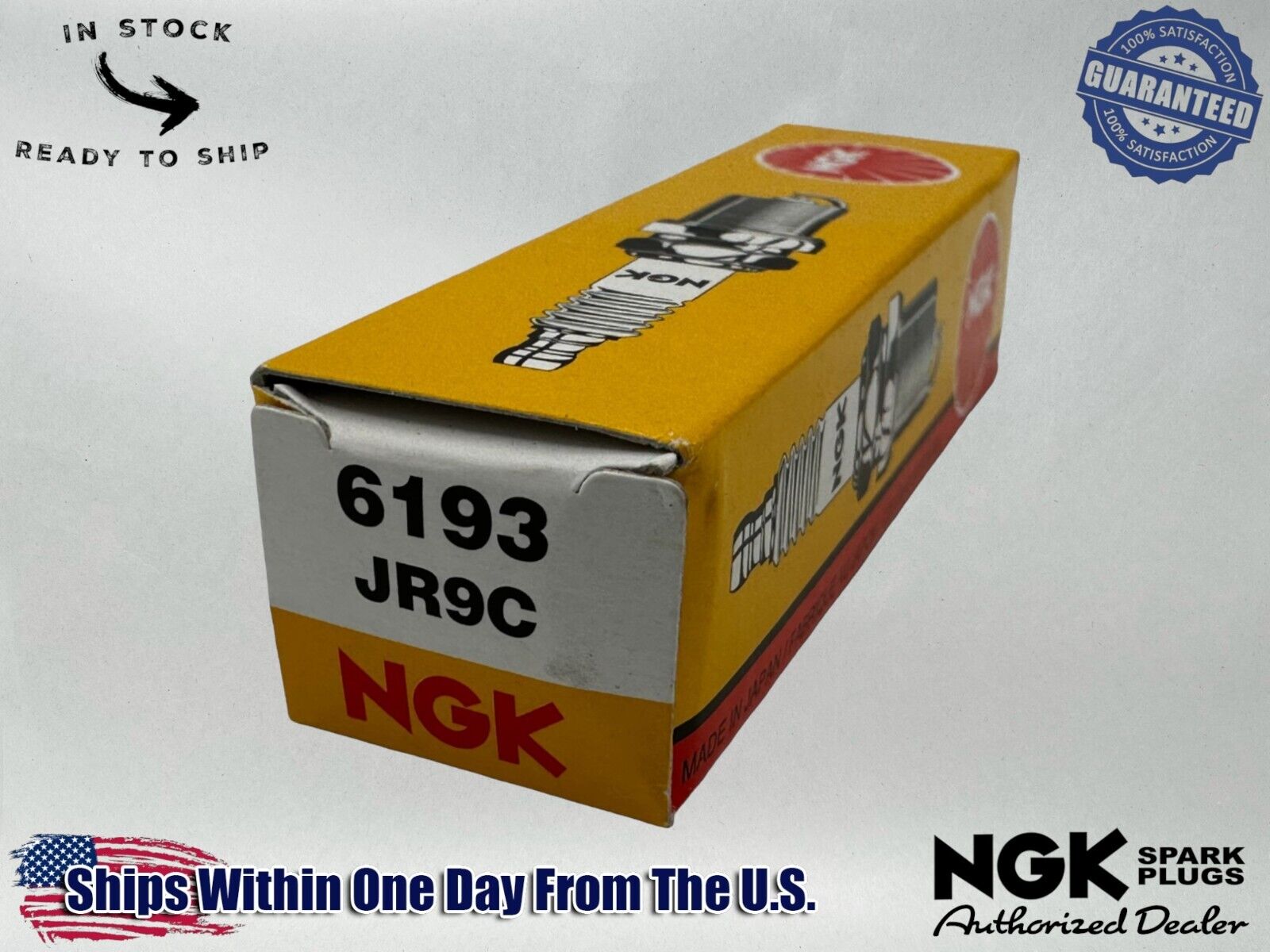 NGK Genuine OEM Authentic Spark Plug JR9C