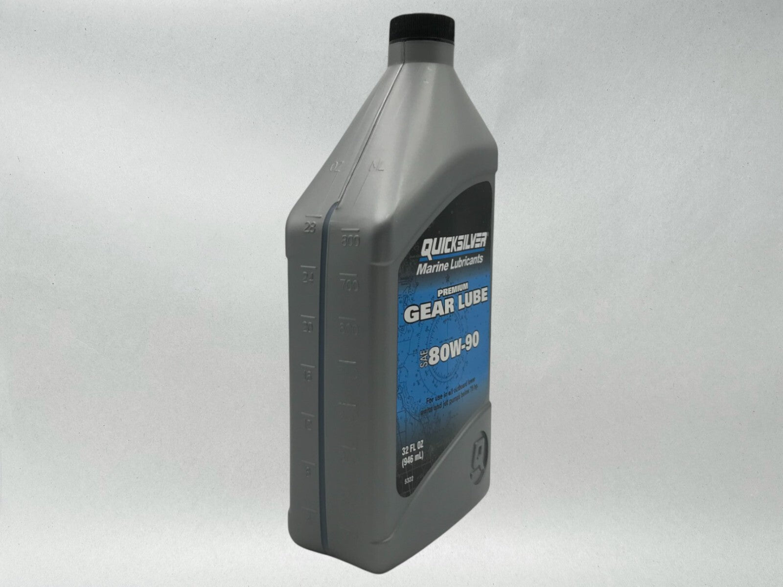 Quicksilver OEM Premium 80W-90 Gear Lub Quarts 92-858058Q01 2 Pack