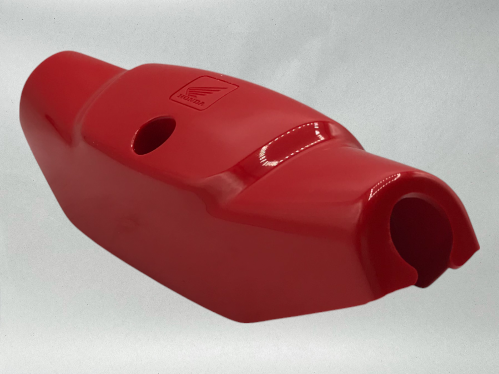 Honda OEM 99-07 DASH HANDLEBAR COVER RED PLASTIC TRX400EX - 53204-HN1-000ZA
