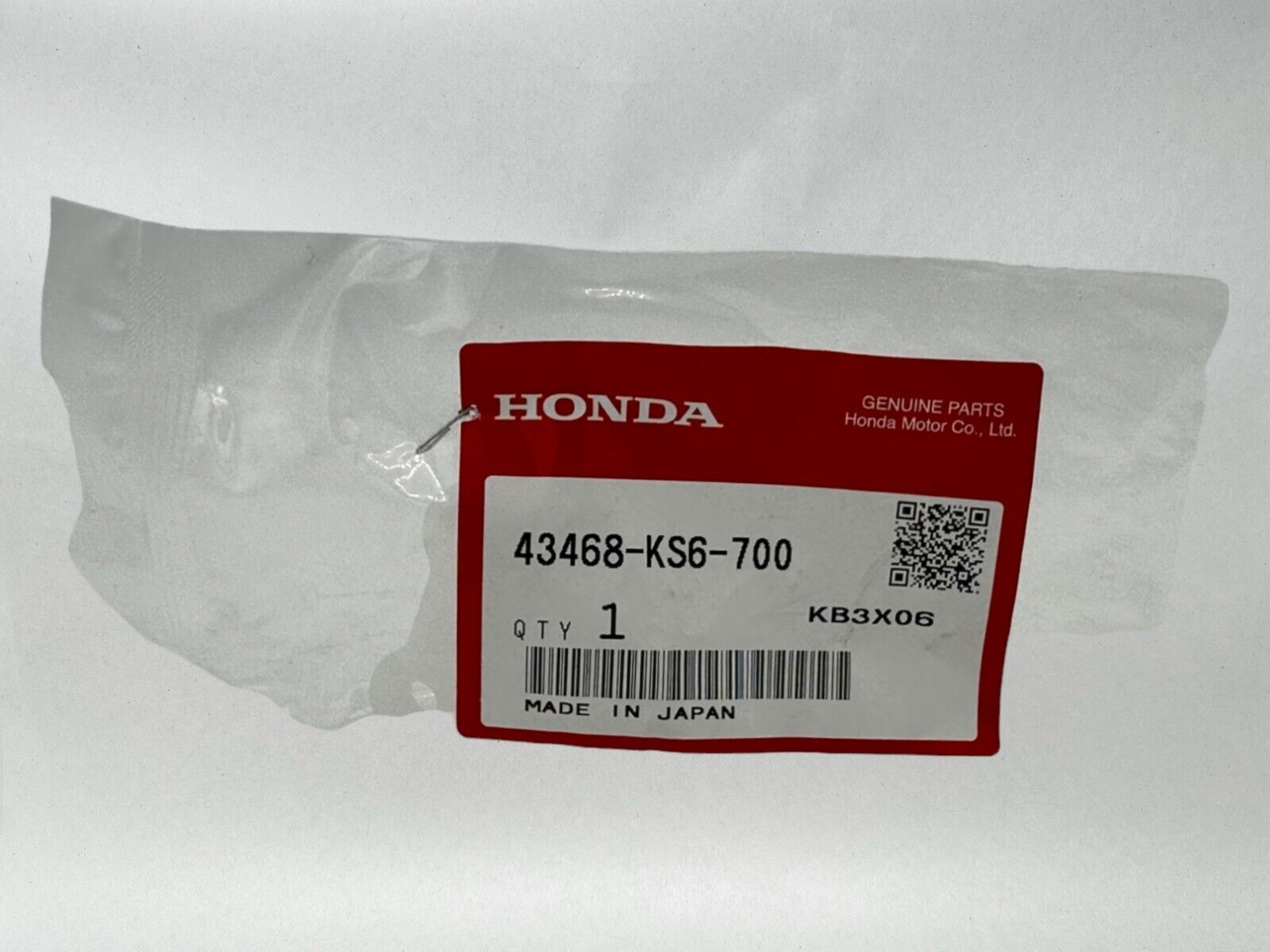 Honda Genuine OEM Authentic Guide RR 43468-KS6-700