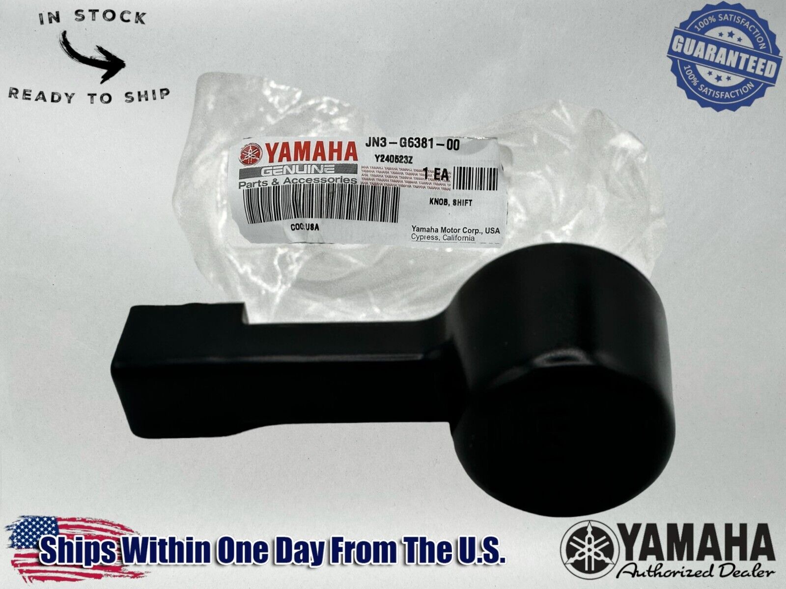 Yamaha Genuine OEM Authentic Shift Knob JN3-G6381-00-00