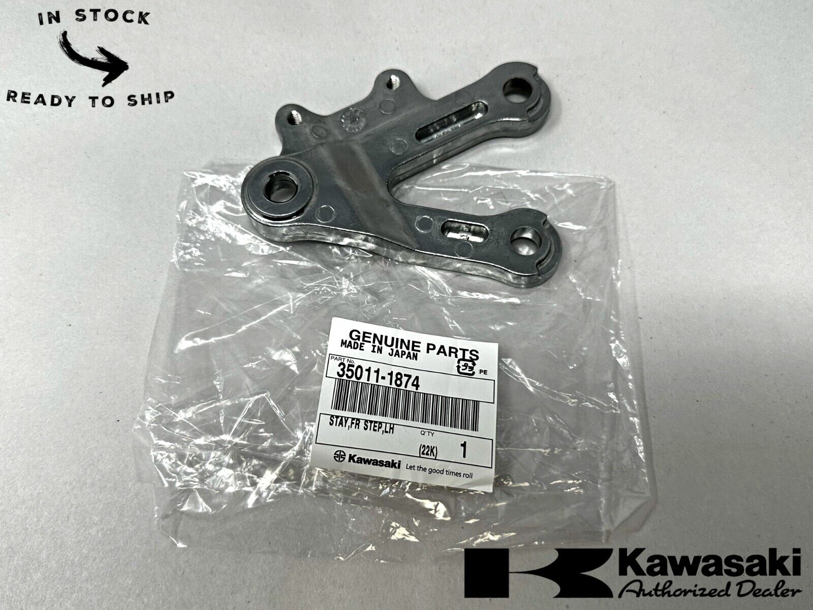 Kawasaki Genuine OEM Step Stay FR LH 35011-1874