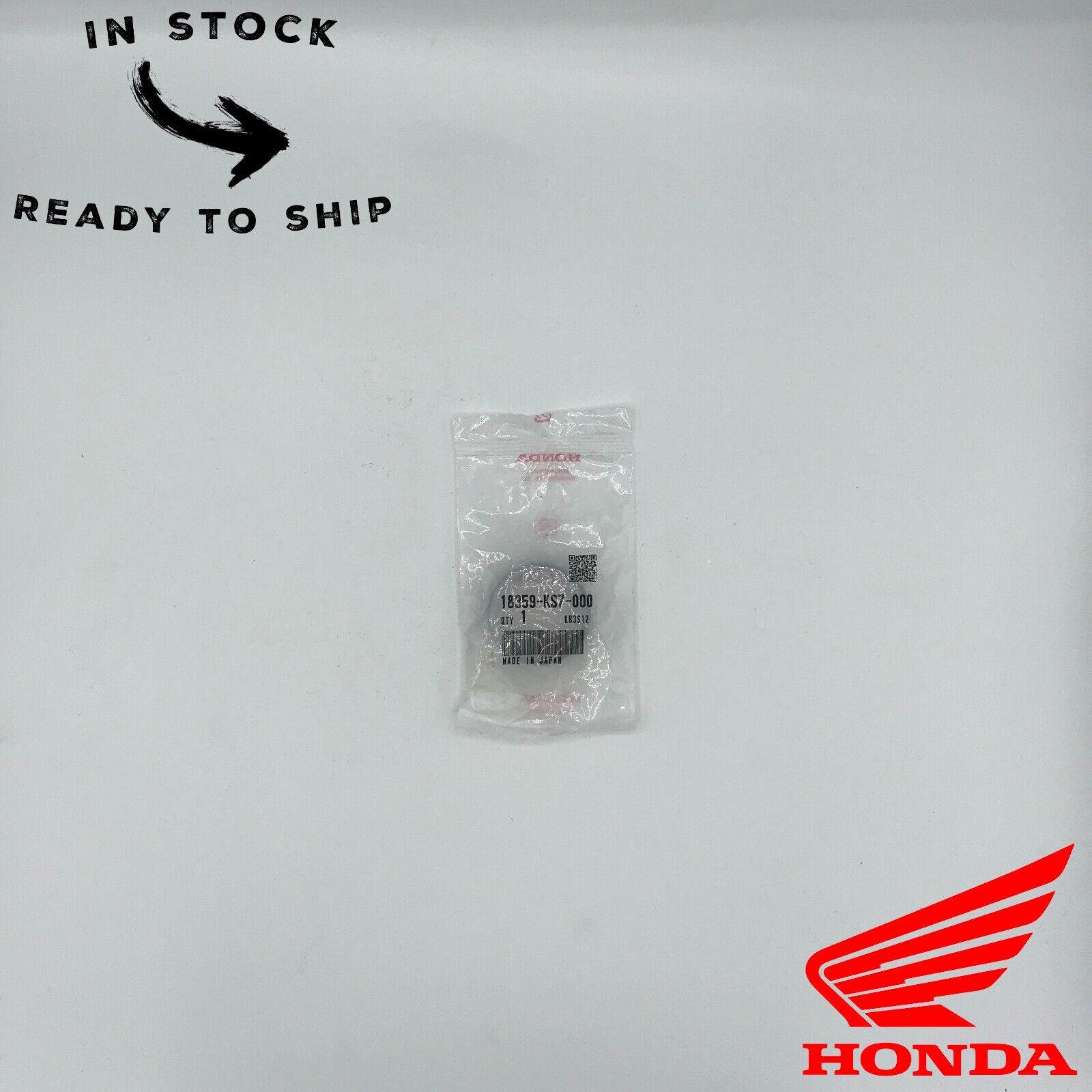 Genuine OEM Honda Exhaust Manifold Seal Flange Gasket 18359-KS7-000