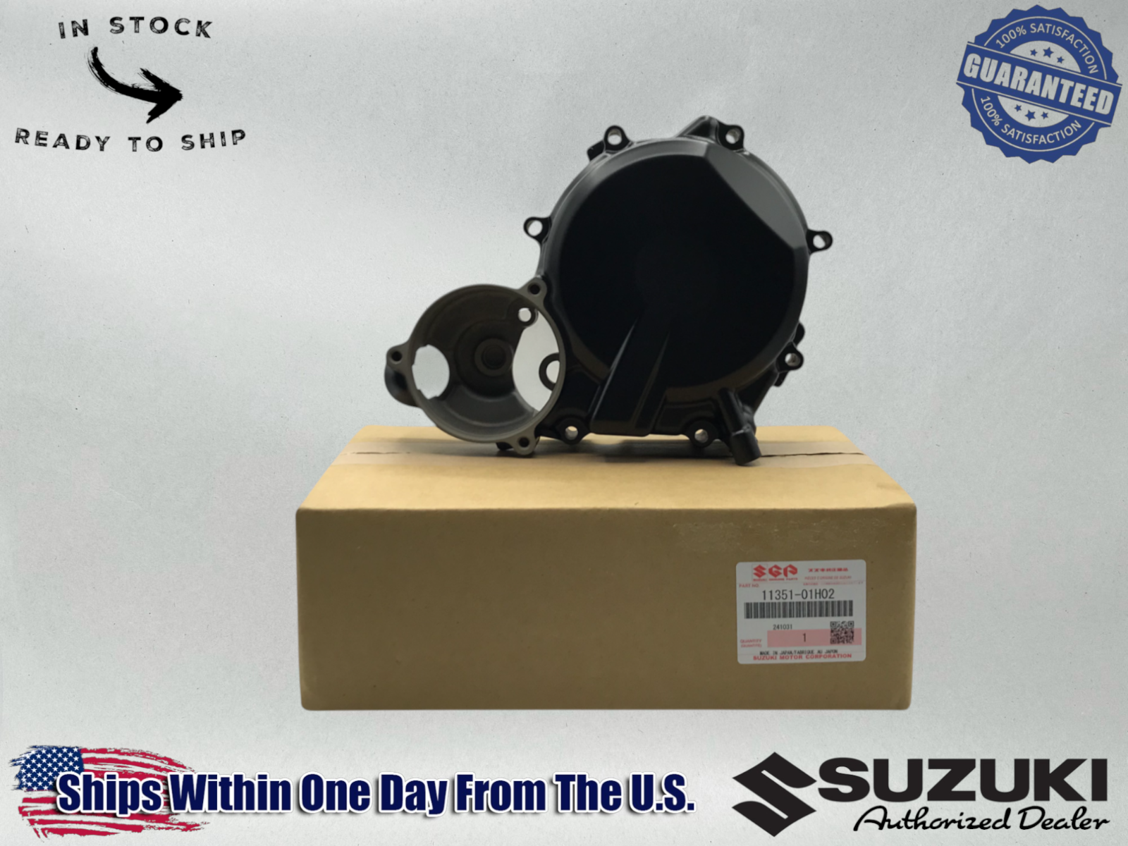Suzuki Genuine OEM Authentic COVER,GENERATOR 11351-01H02