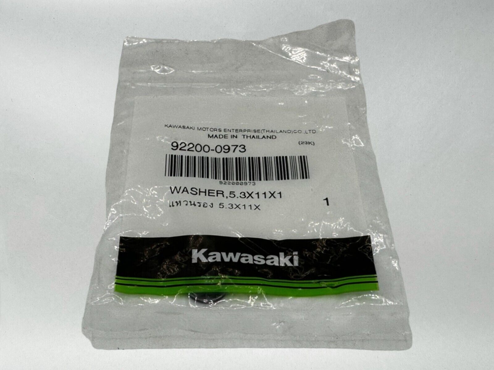 Kawasaki Genuine OEM Authentic Washer 5.3X11X1 92200-0973