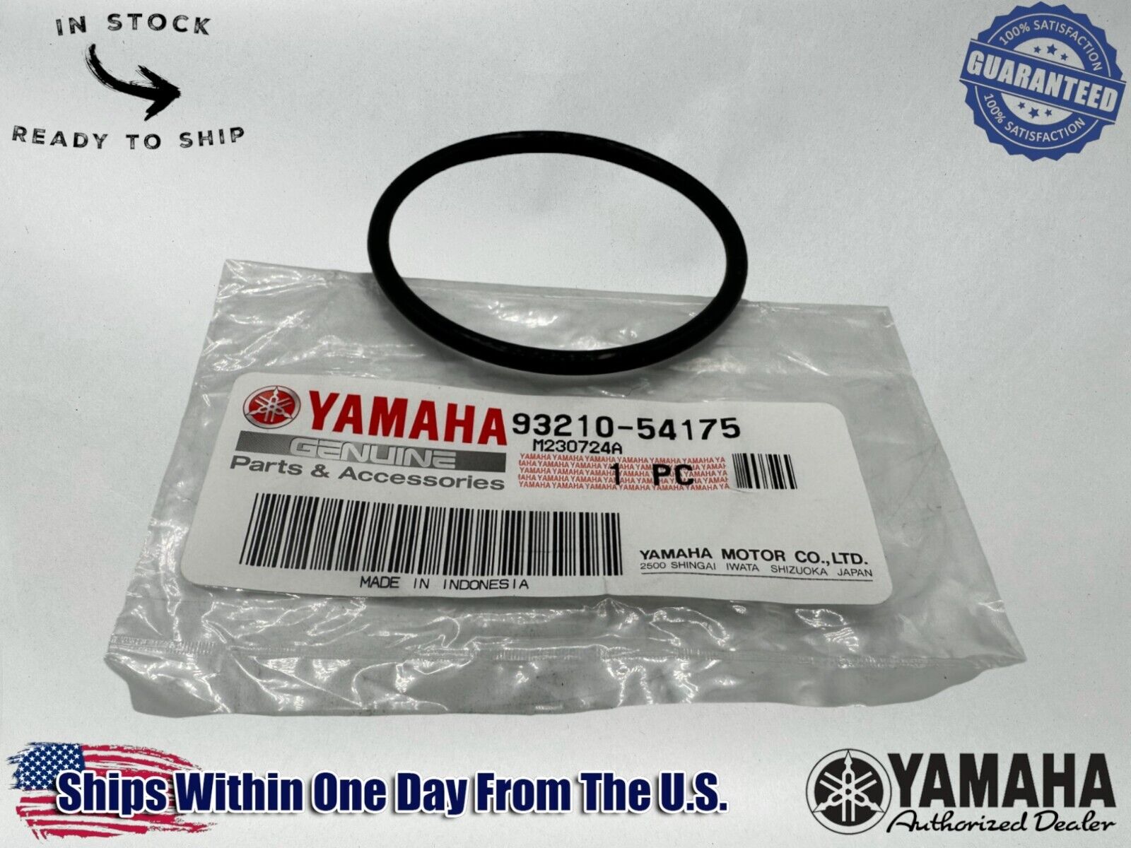 Yamaha Genuine OEM Authentic O-Ring 93210-54175-00