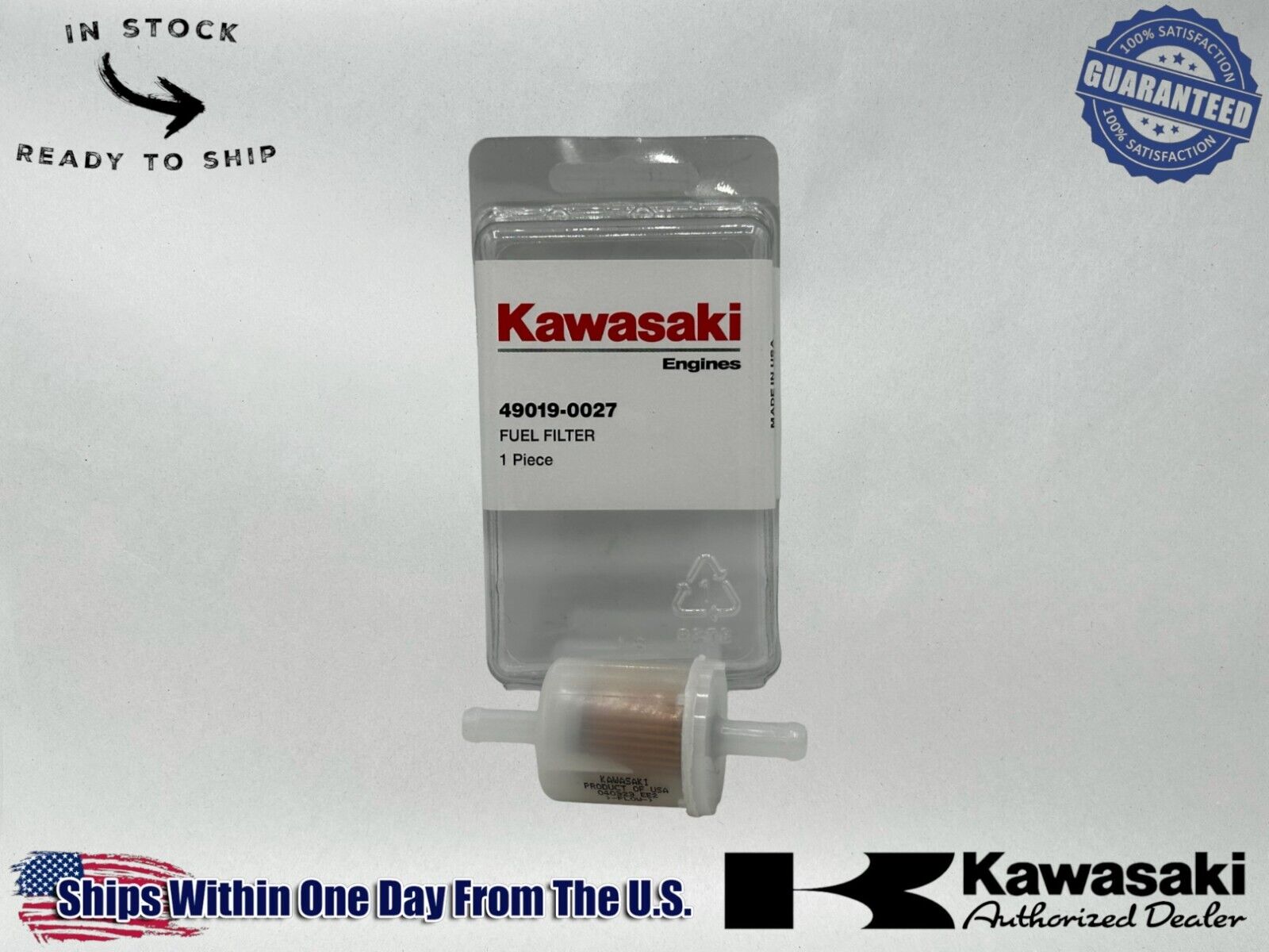 Kawasaki Genuine OEM Authentic Fuel Filter 49019-0027