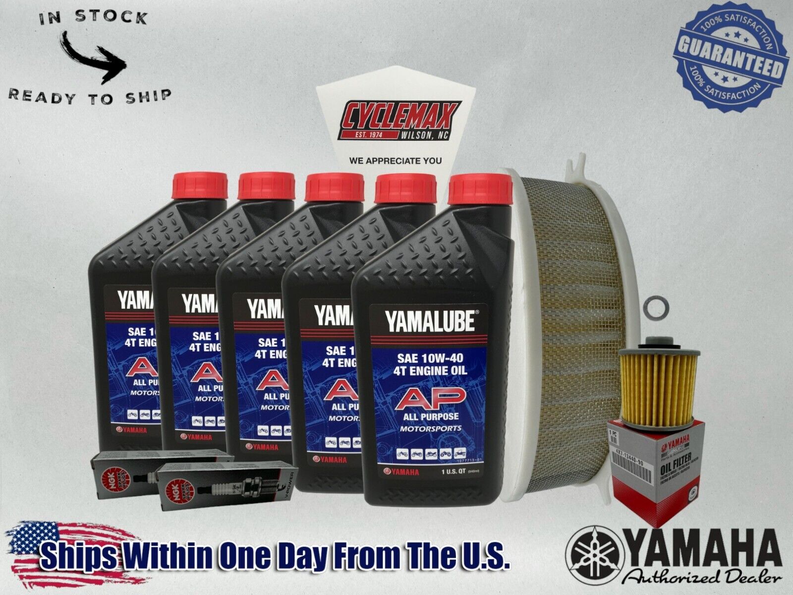 Cyclemax Std Yamalube Tune-Up Kit fits 1999-2009 Yamaha V-STAR 1100 CLASSIC