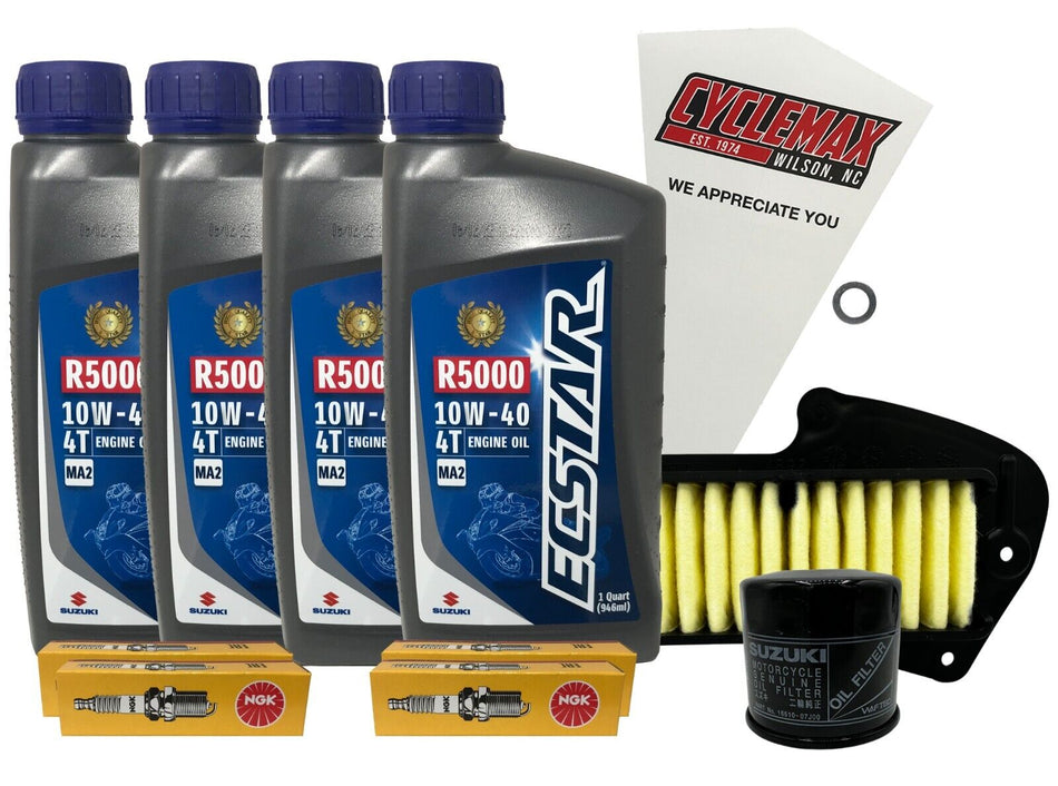 Cyclemax Standard Tune Up Kit w/ Spark Plugs fits 2008-2009 Suzuki VZR1800 K8-K9