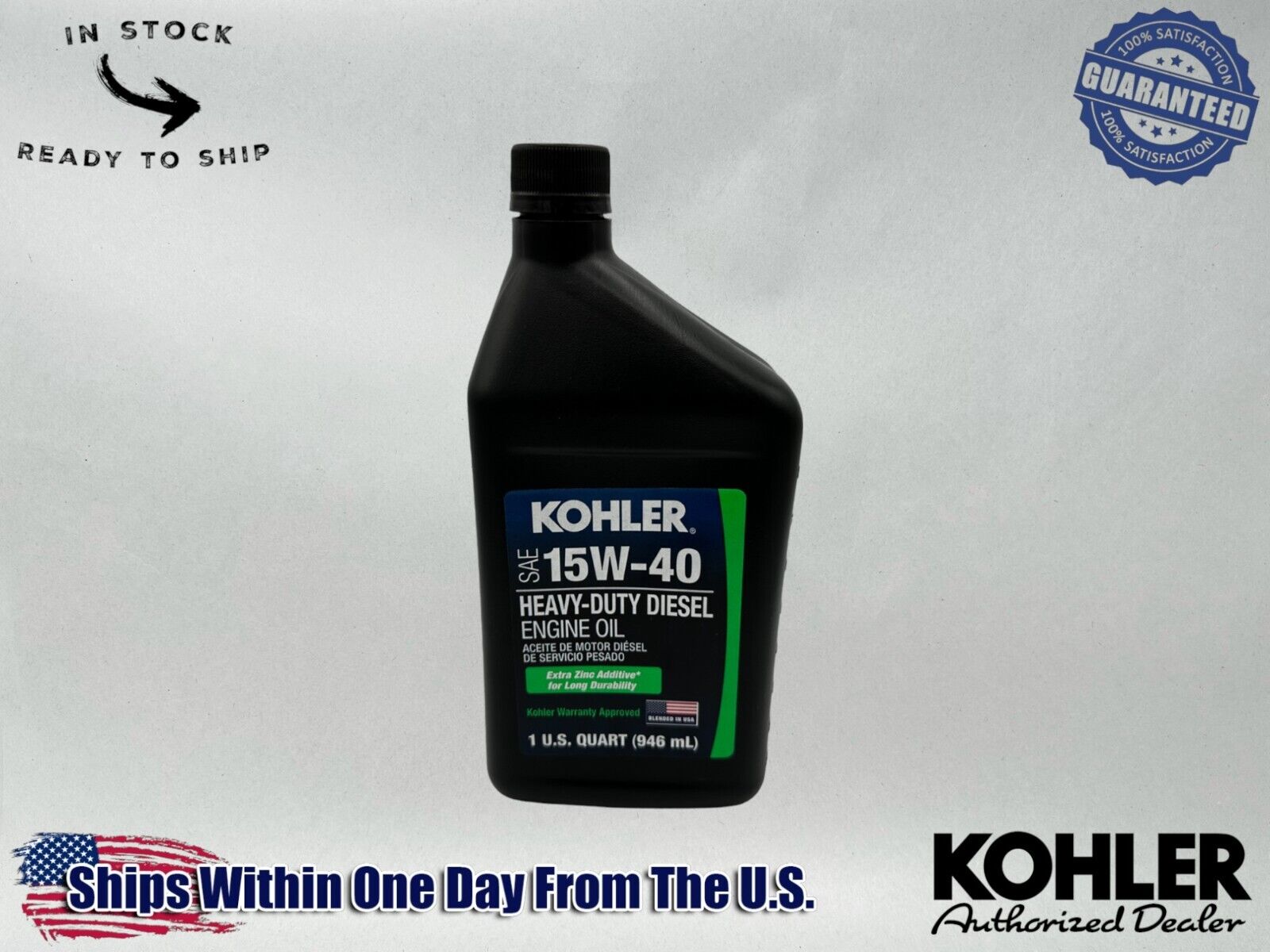 Kohler Genuine OEM SAE 15W-40 Diesel Engine Oil 25 357 47-S