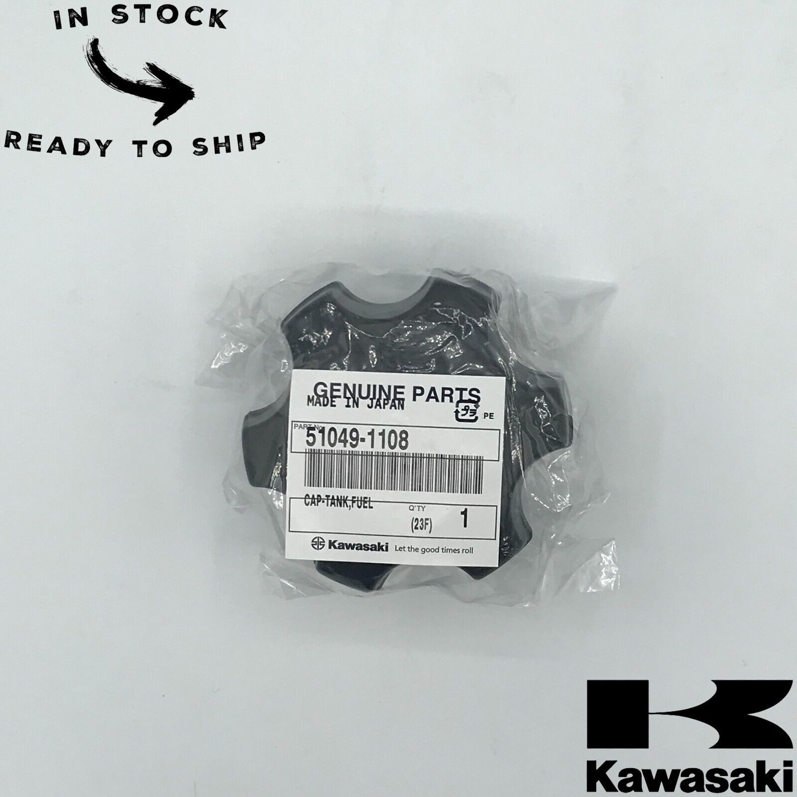 Genuine OEM Kawasaki Fuel Tank Gas Cap 51049-1108