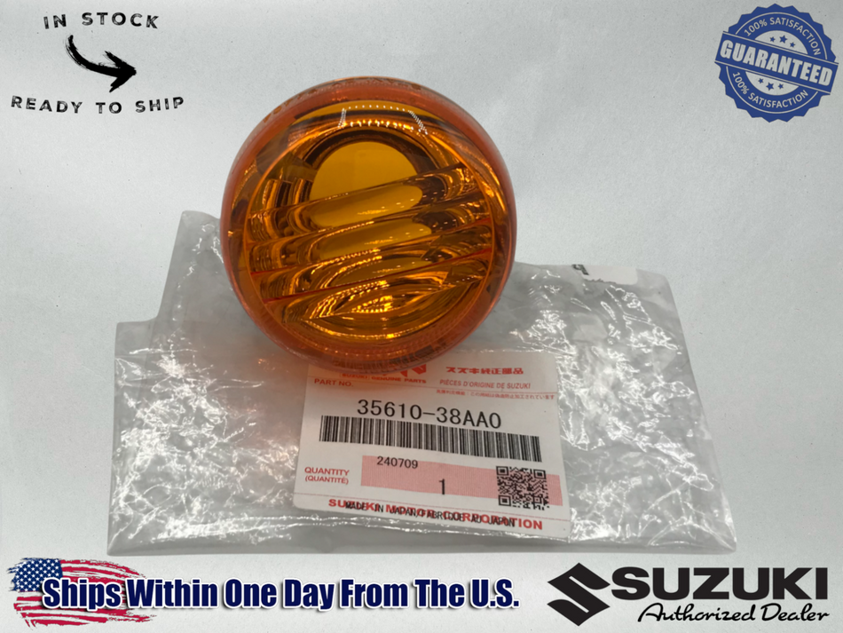 Suzuki OEM  M109R M90 M50 C50 C50T FRONT RIGHT TURN SIGNAL LENS 35610-38AA0