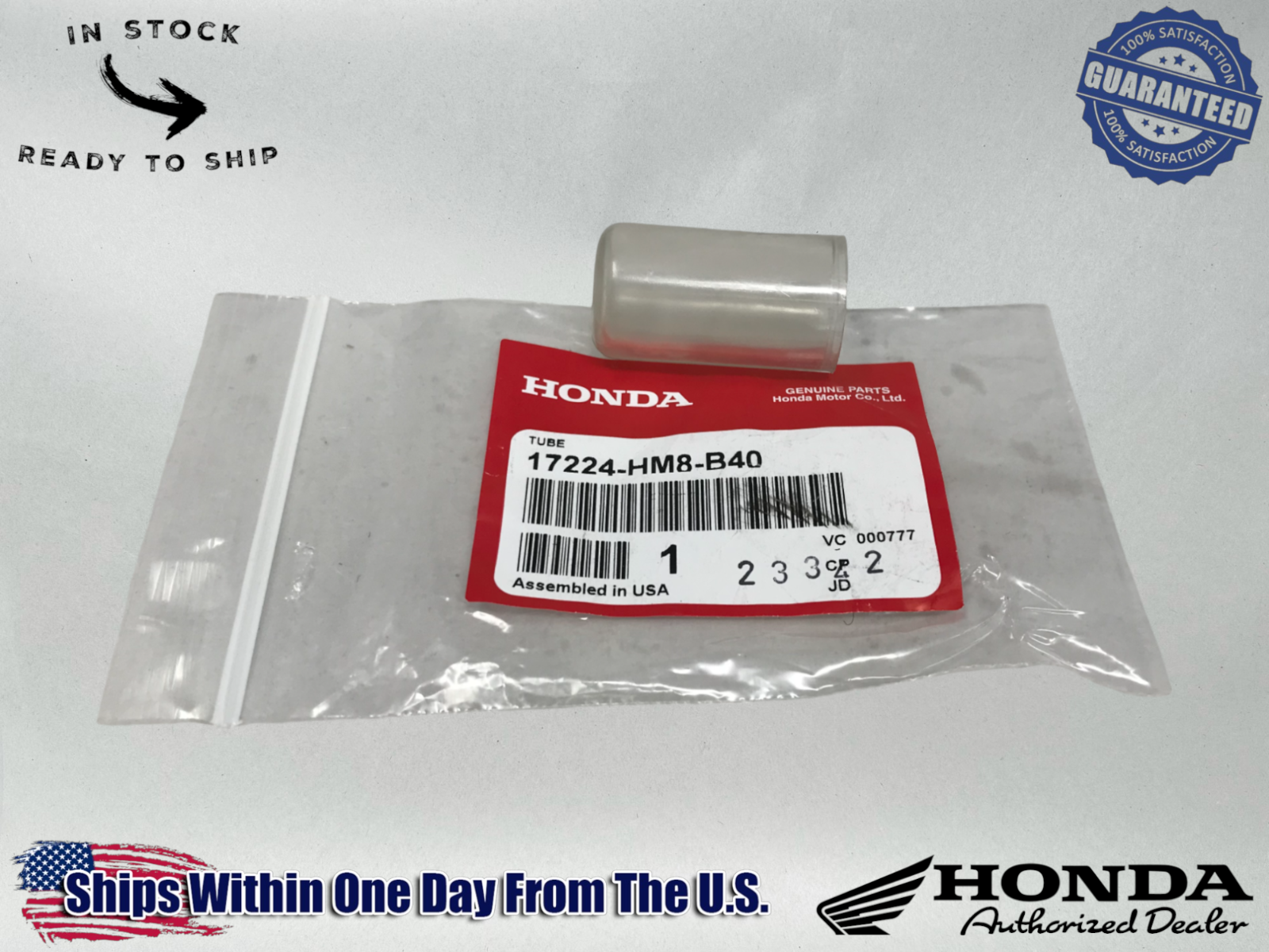 Honda Genuine OEM Authentic 16997-HN8-003 O-Ring Ne 17224-HM8-B40