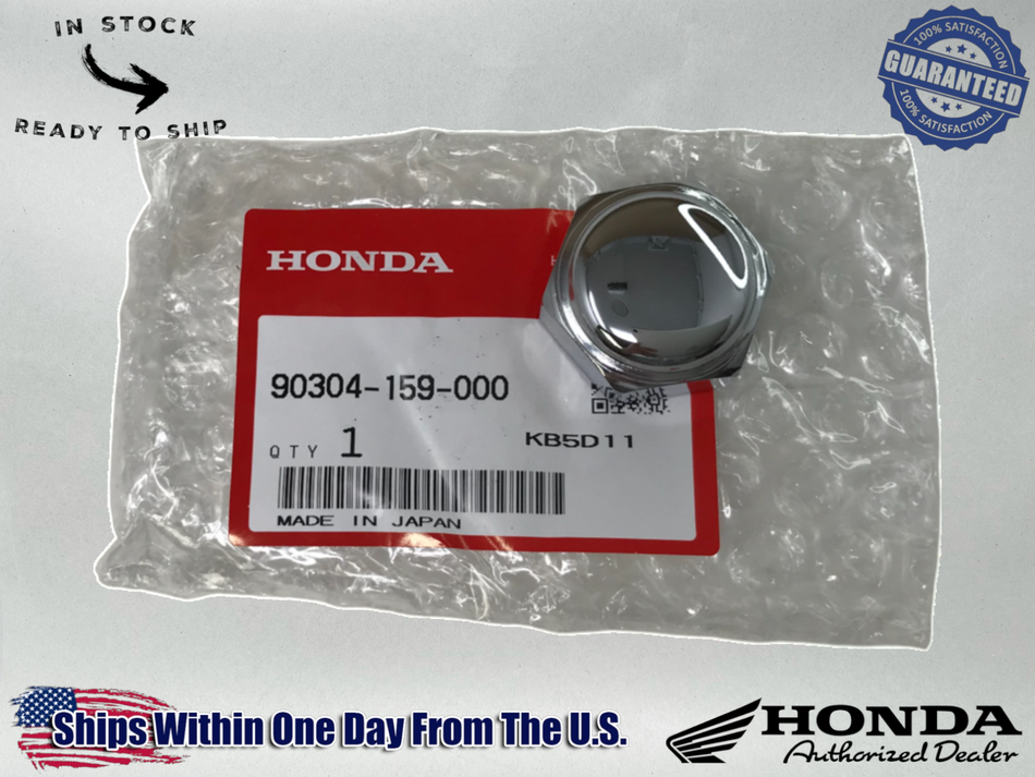 Honda Genuine OEM Authentic Steering Stem Nut 50-250cc Cap 90304-159-000