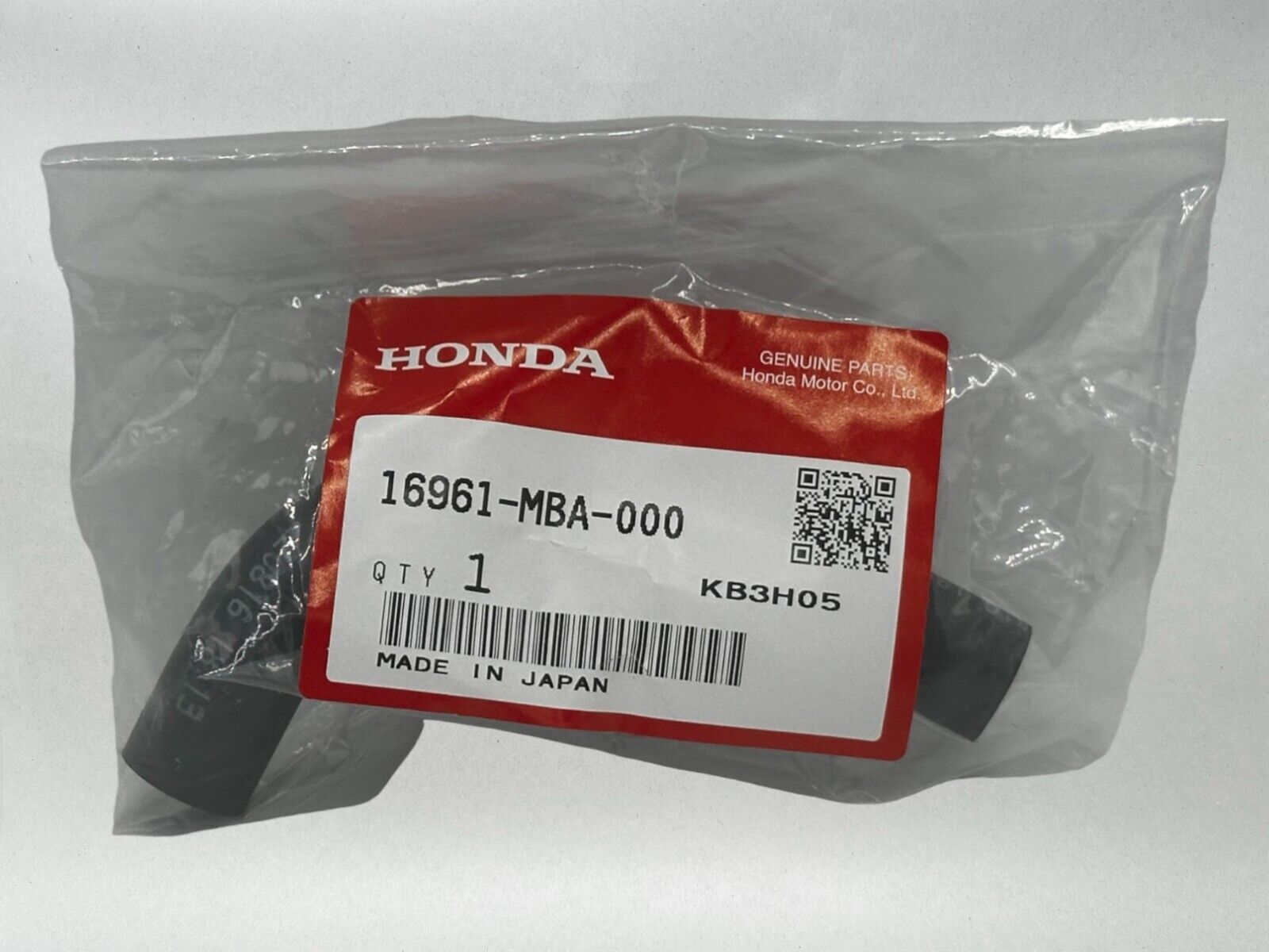 Honda Genuine OEM Authentic Fuel Tube 16961-MBA-000