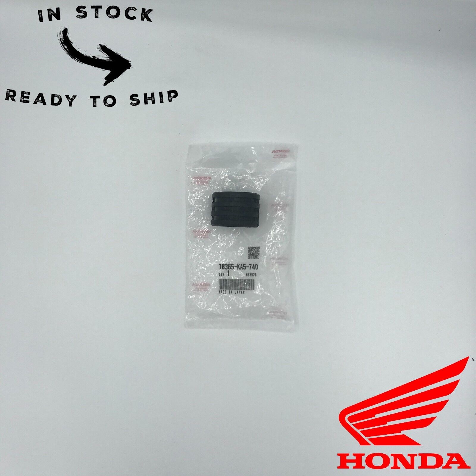 Genuine OEM Honda Muffler Gasket Rubber Flange 18365-KA5-740