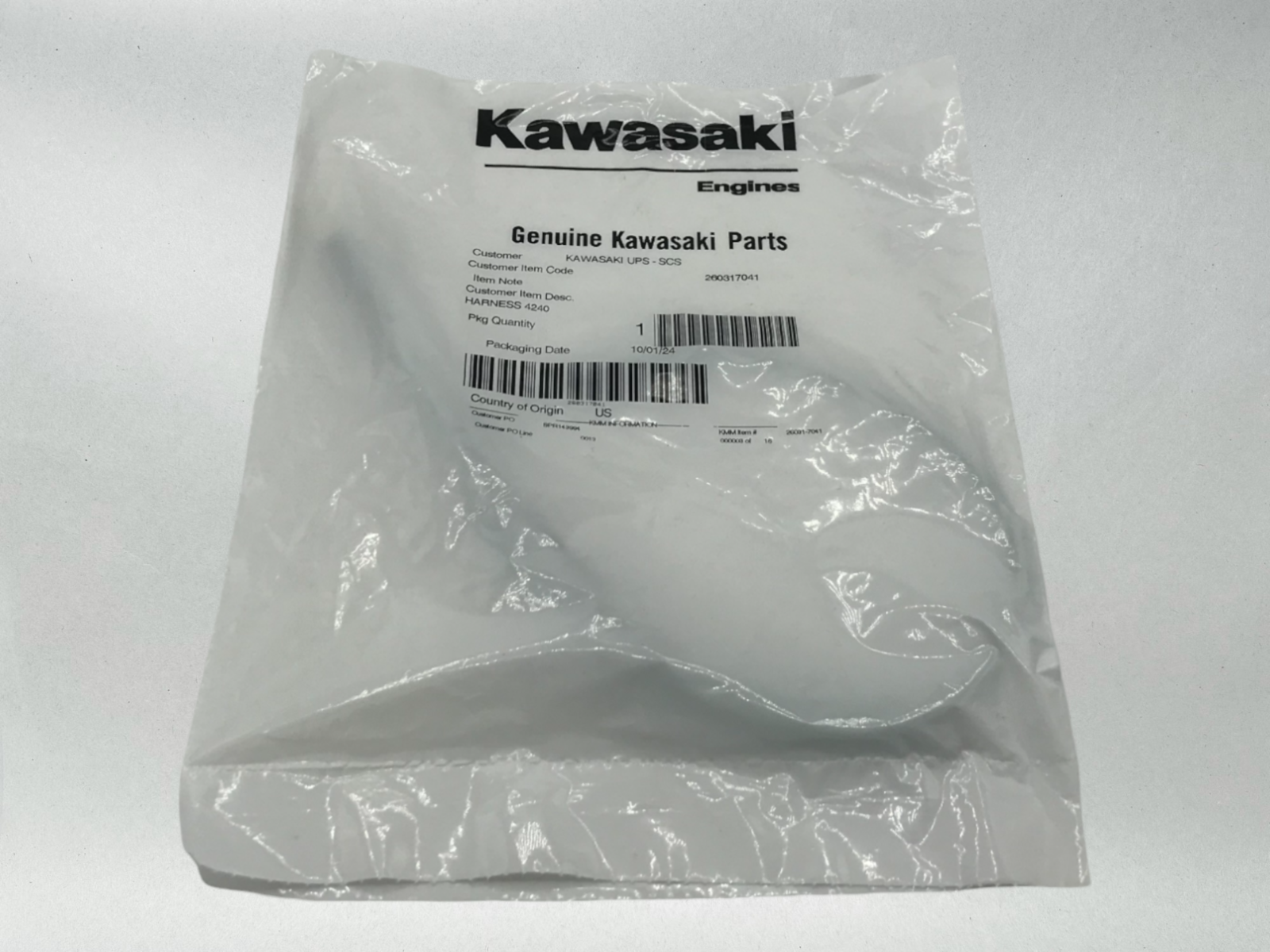 Kawasaki Genuine OEM Authentic HARNESS 26031-7041 1