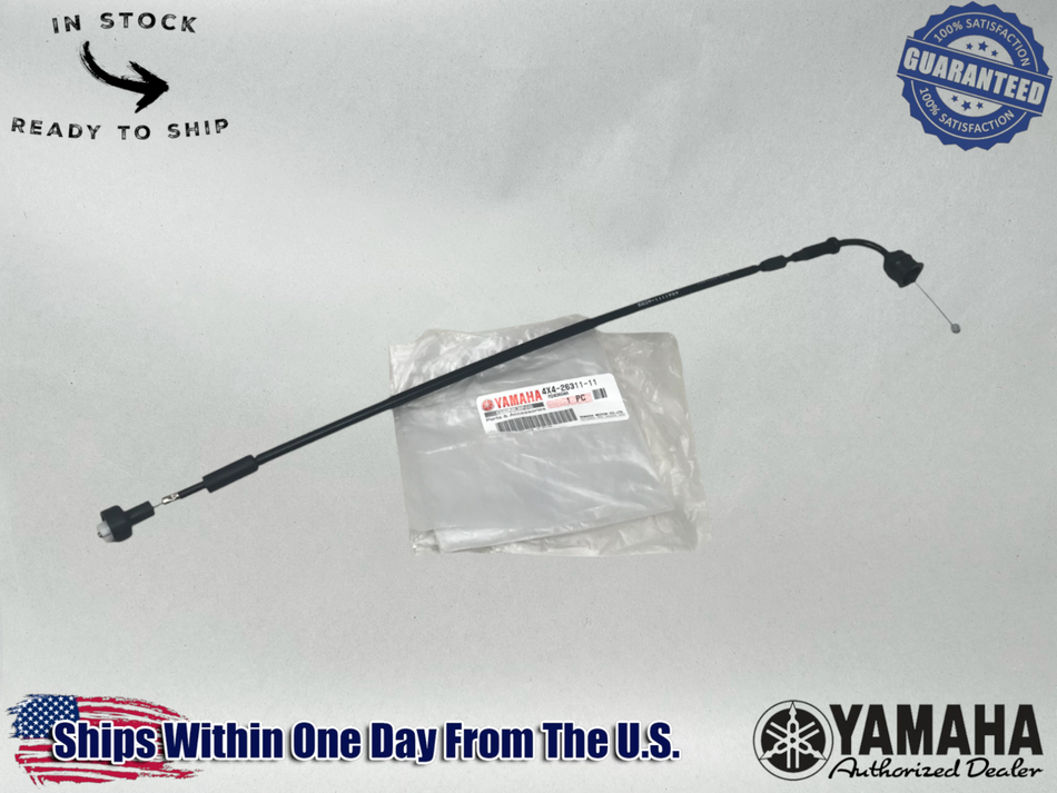 Yamaha OEM (01-09) 2012 (14-25) PW50 Throttle Cable 4X4-26311-11-00