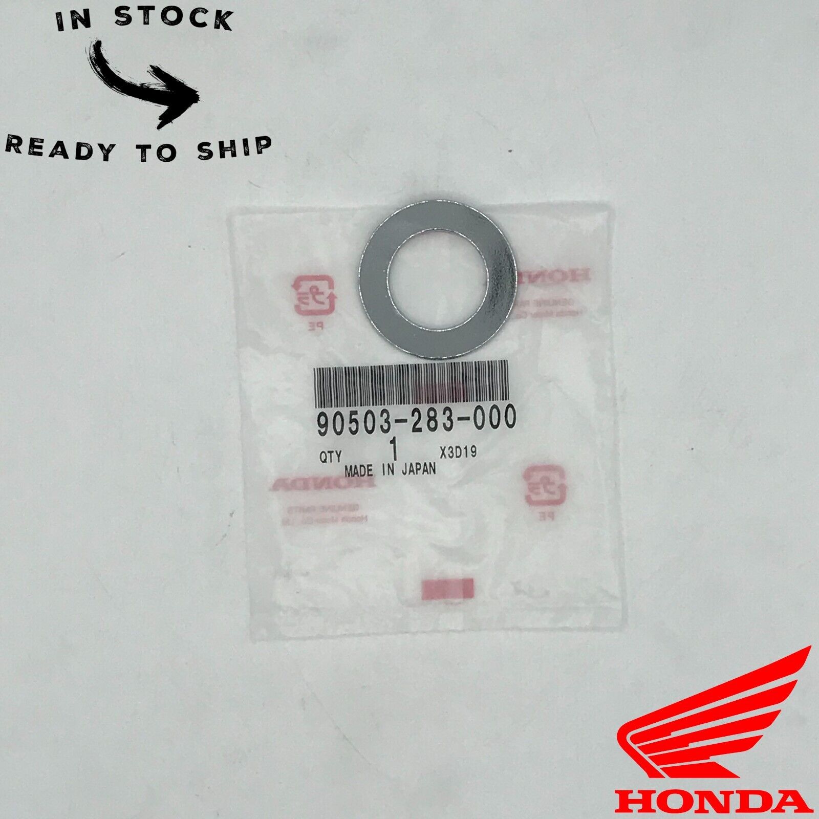 Genuine OEM Honda Washer 90503-283-000