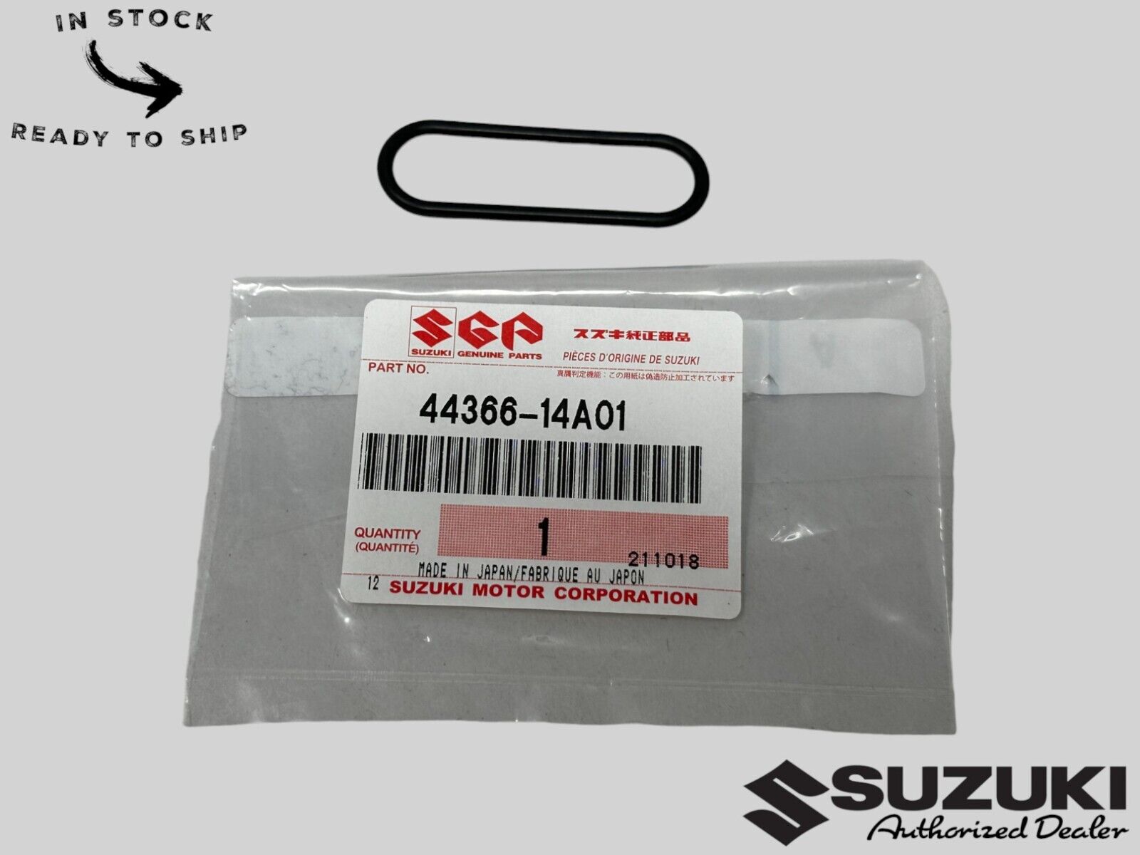 Suzuki Genuine OEM Fuel Cock Gasket 44366-14A01