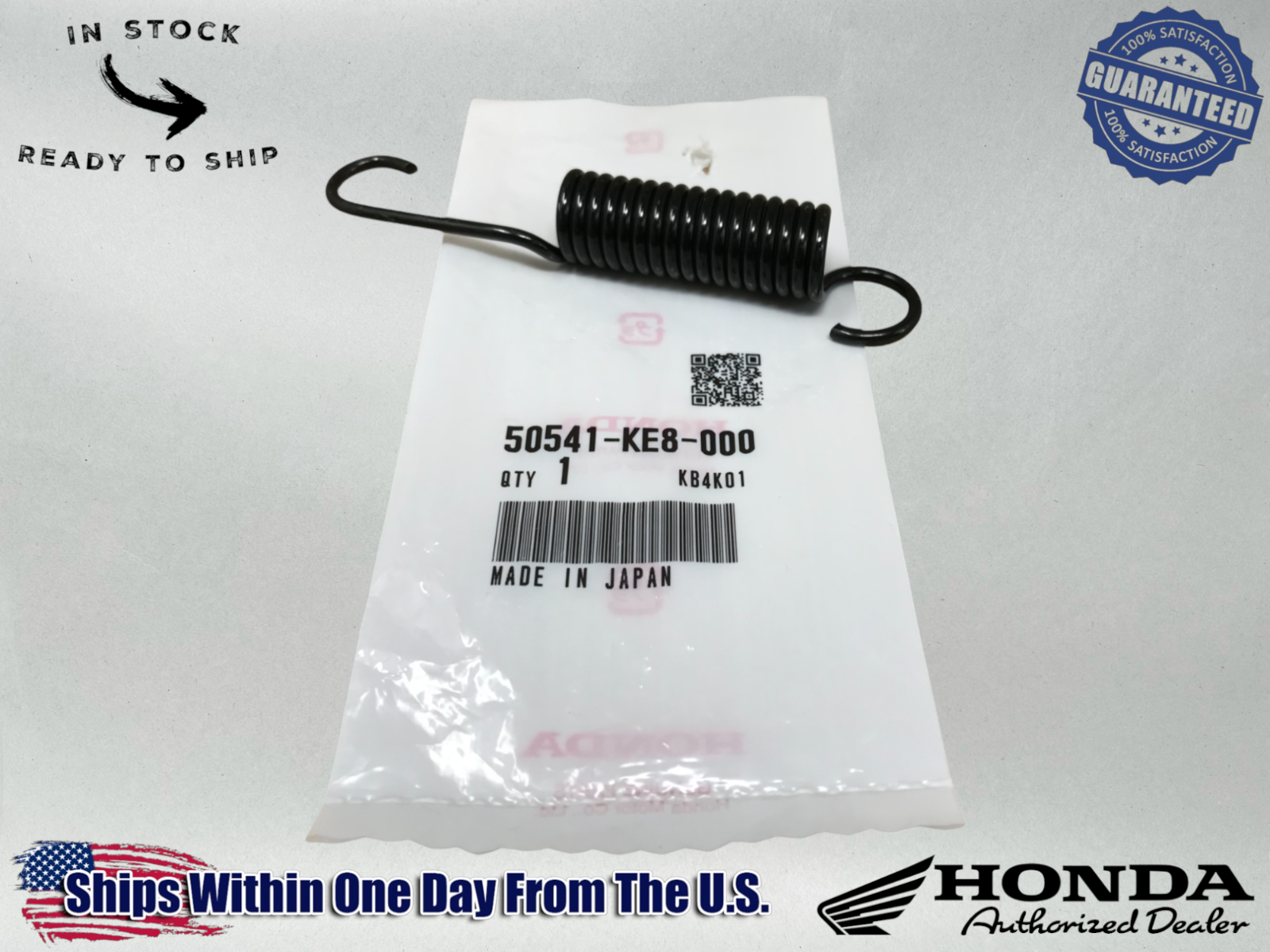 Honda OEM CRF110F CRF125F CRF 110 125 STAND KICKSTAND SPRING 50541-KE8-000