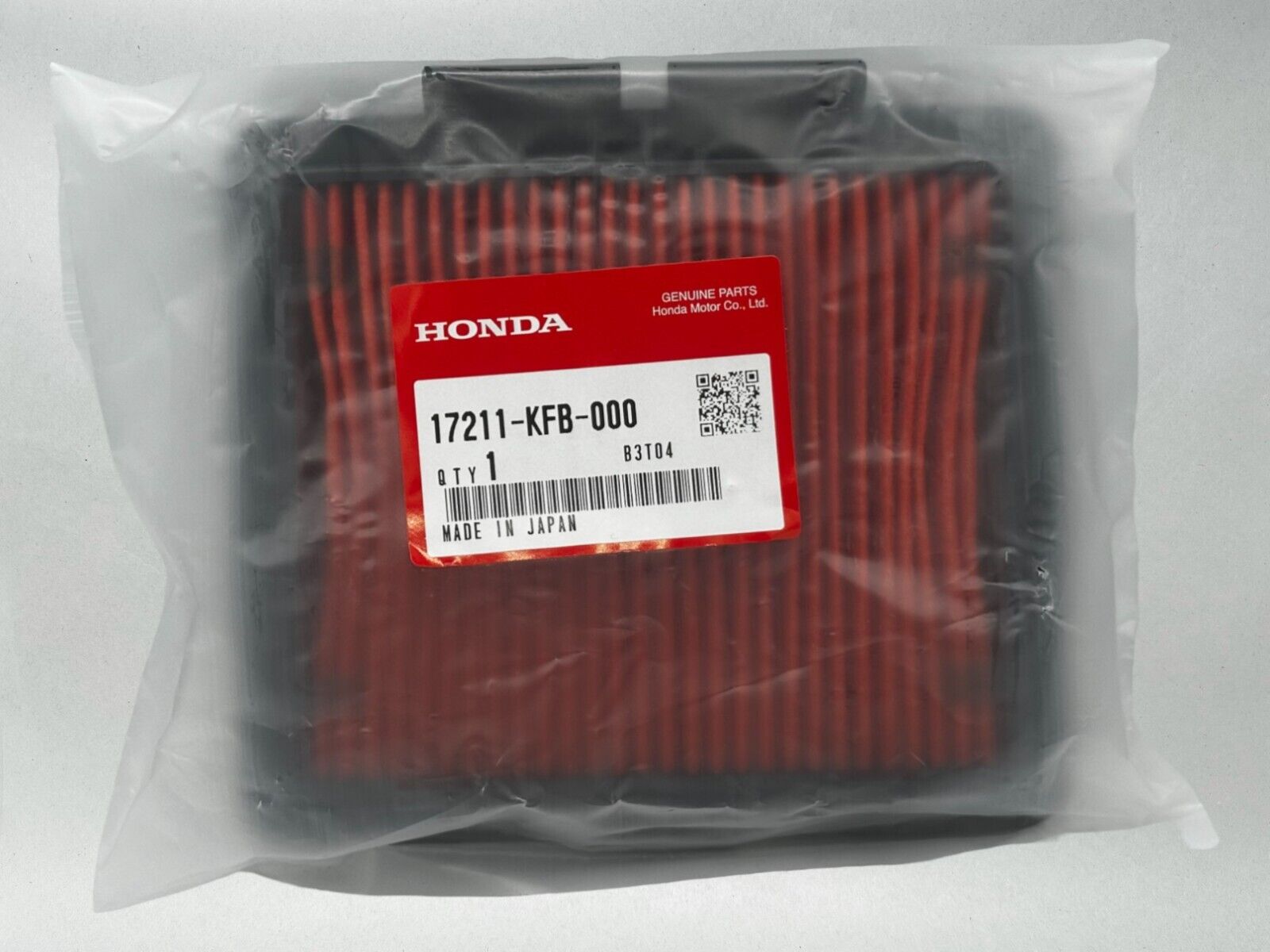 Honda Genuine OEM Authentic Air Filter 17211-KFB-000