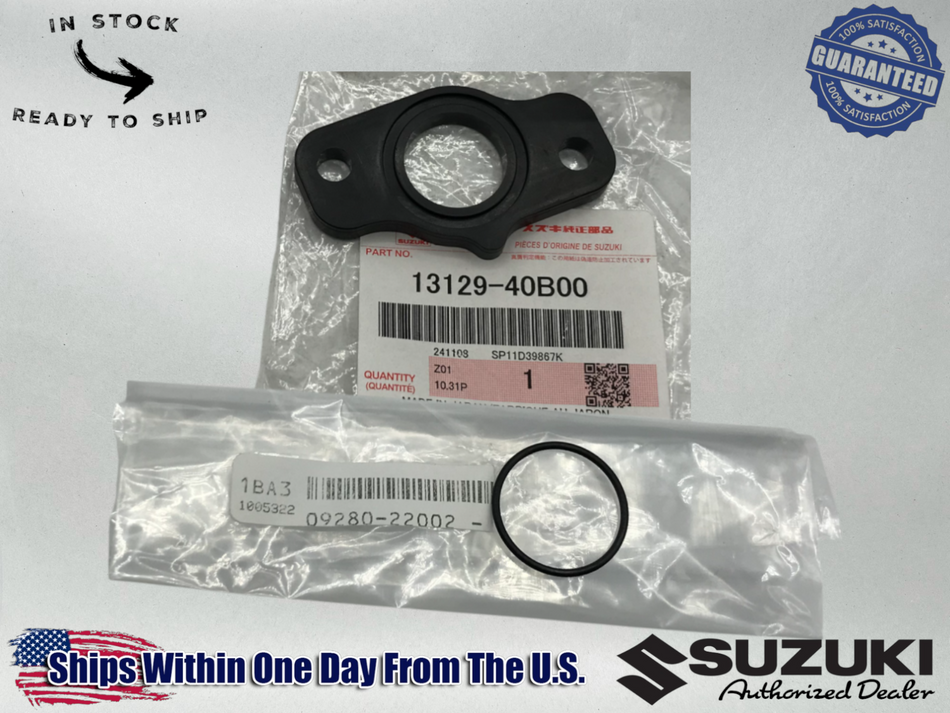 Suzuki Genuine OEM 1987-2006 LT80 LT 80 QUADSPORT INSULATOR CARBURETOR W/ O RING