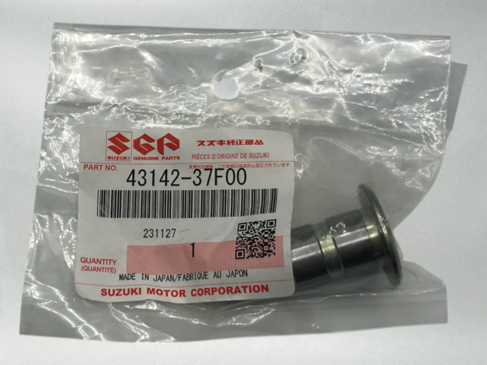 Suzuki OEM REAR BRAKE PEDAL PIVOT BOLT 02-23 RM85/2001-08 RM 125 250 43142-37F00