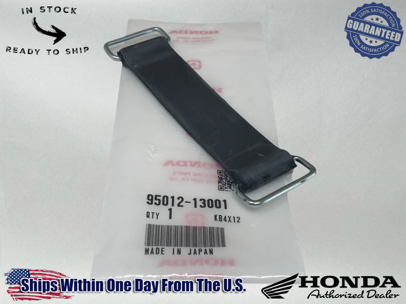 Honda OEM BATTERY STRAP BAND XL75 XL80 XL100 XL100S XL175 XL250 95012-13001