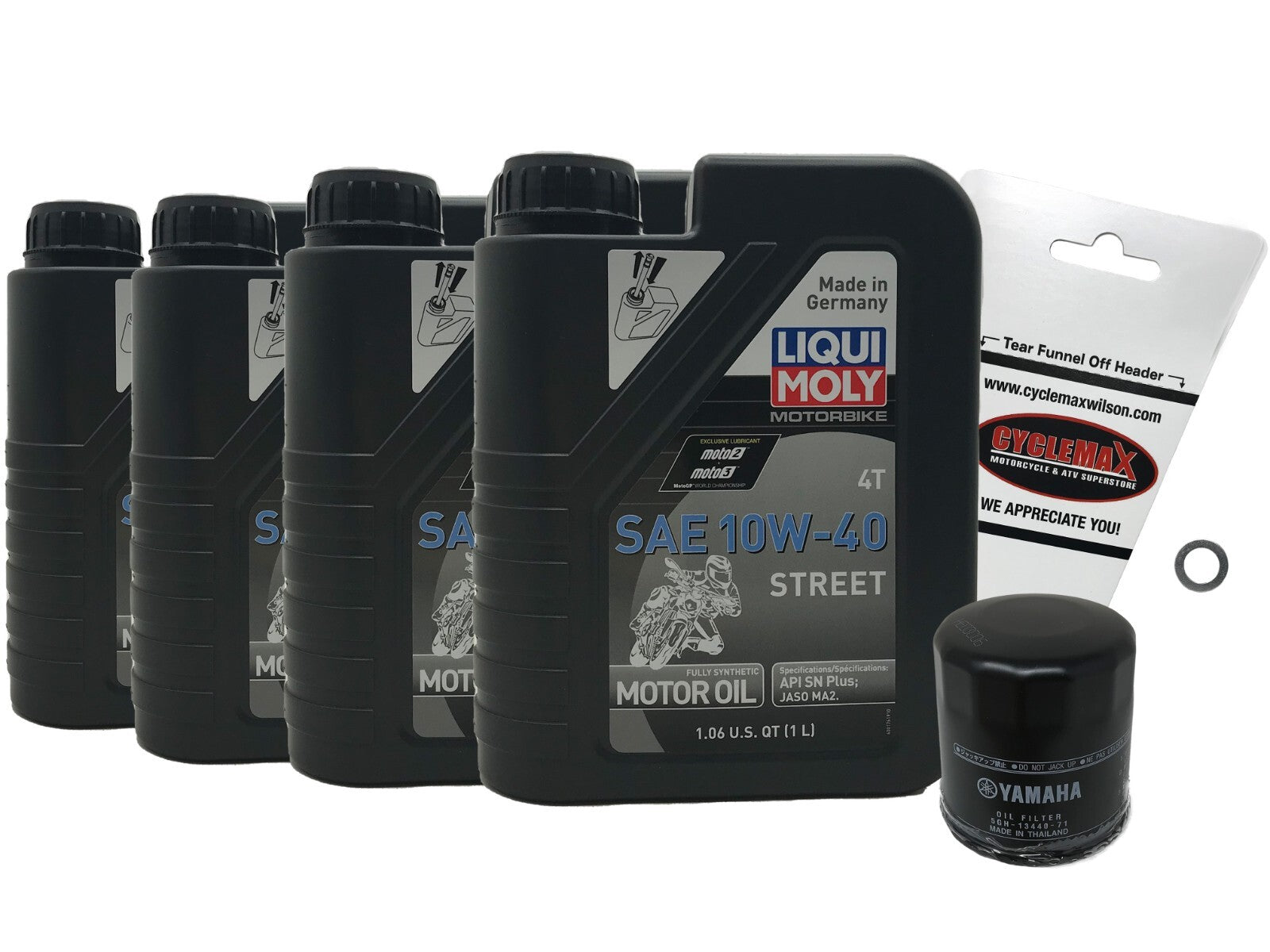 Yamaha Yamalube Full Synthetic Oil Change Kit for 2001-2005 YZF-R6