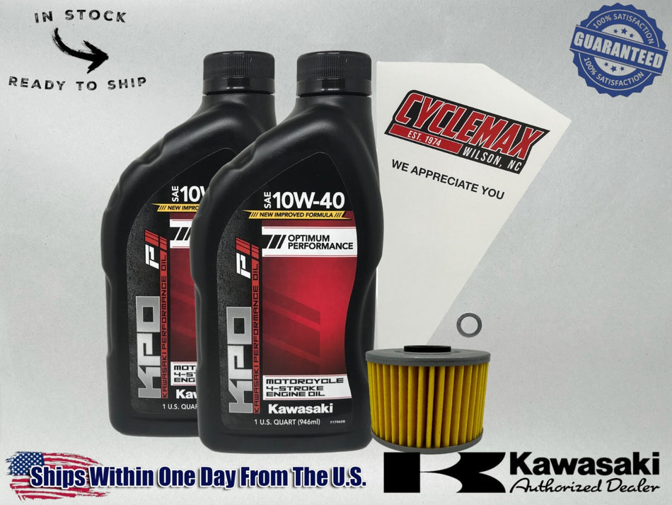 Standard KPO Oil Change Kit fits 2018-2020 Kawasaki KLX250