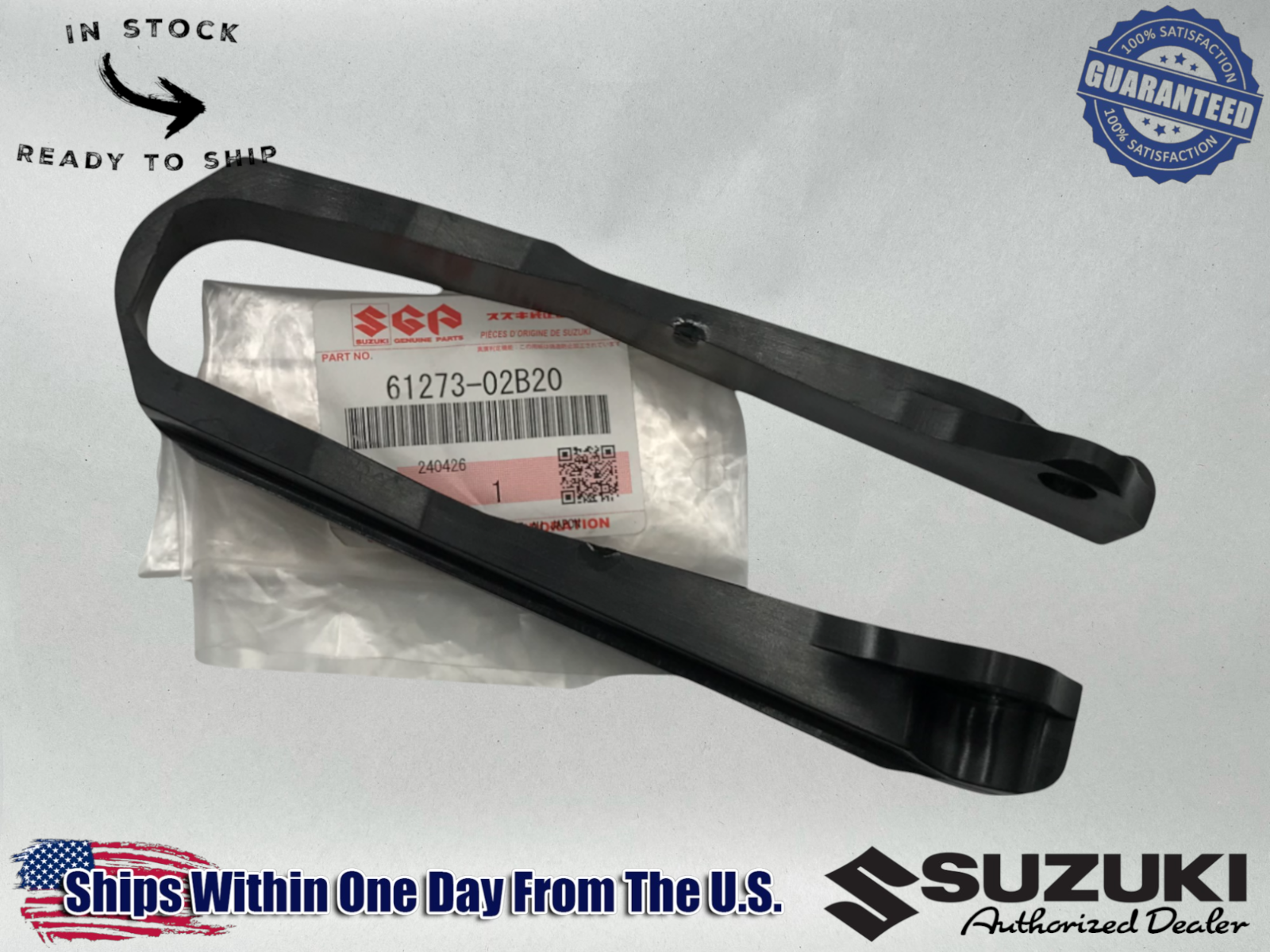 Suzuki Genuine OEM 1989-22 RM 80 85 85L SWINGARM CHAIN SLIDER BUFFER 61273-02B20