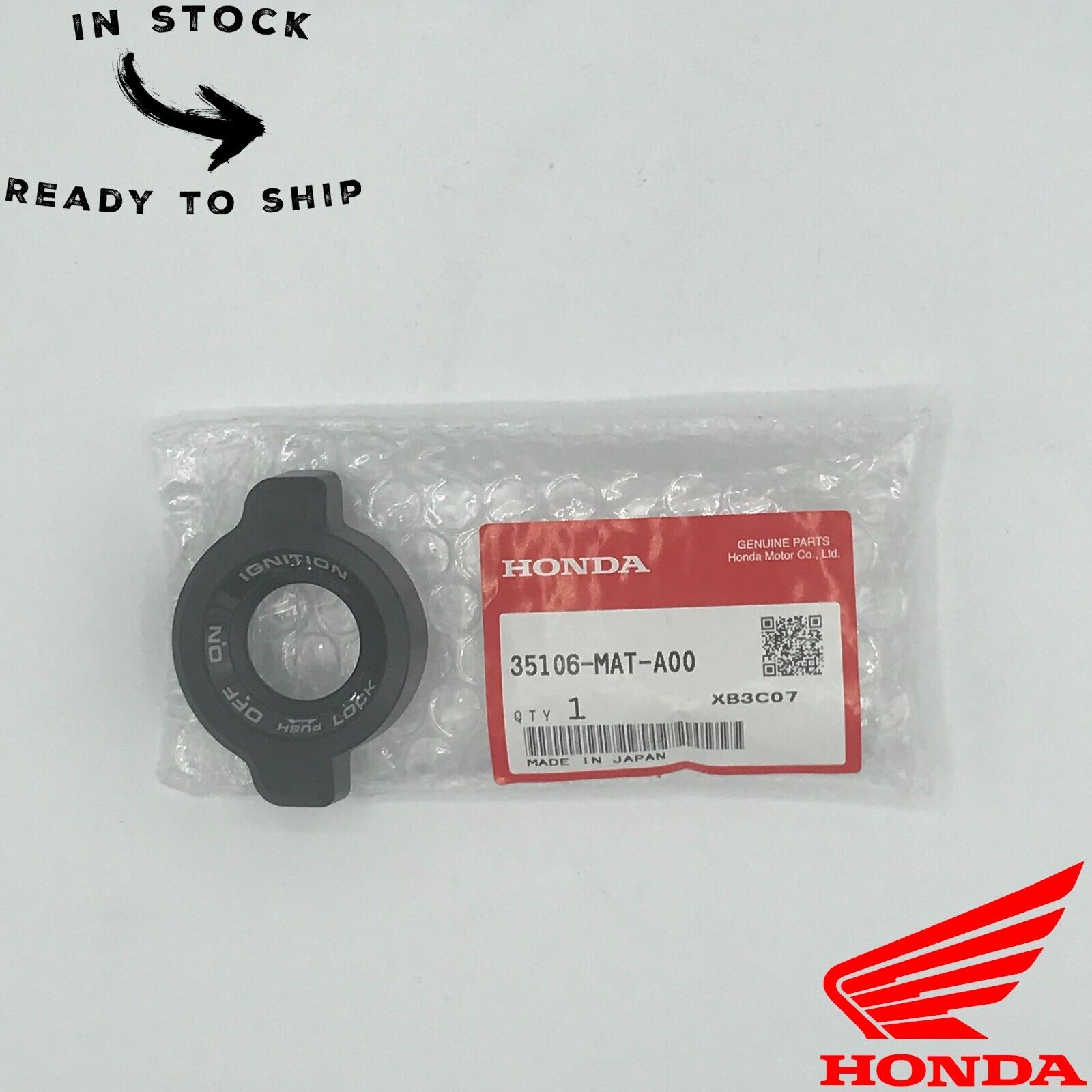 Genuine OEM Honda Key Combination Switch Cover 35106-MAT-A00