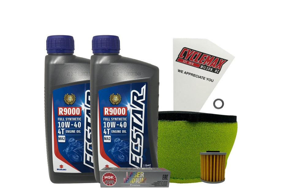 Full Synthetic Tune Up Kit w/ Spark Plug fits 2008-2017 Suzuki RM Z450