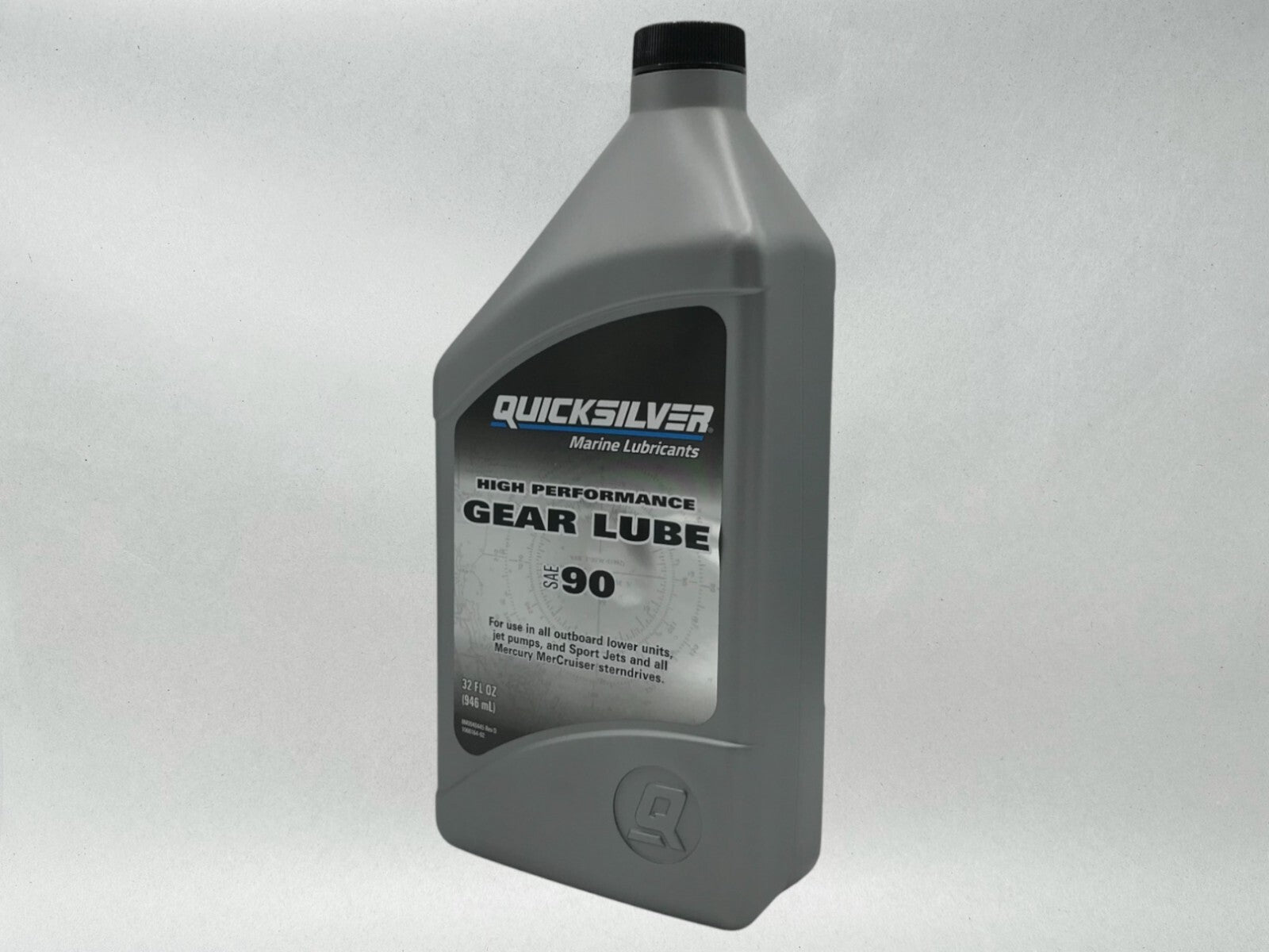 Quicksilver OEM High Performance Gear Lube SAE90 Quarts 8M0222065 3 Pack