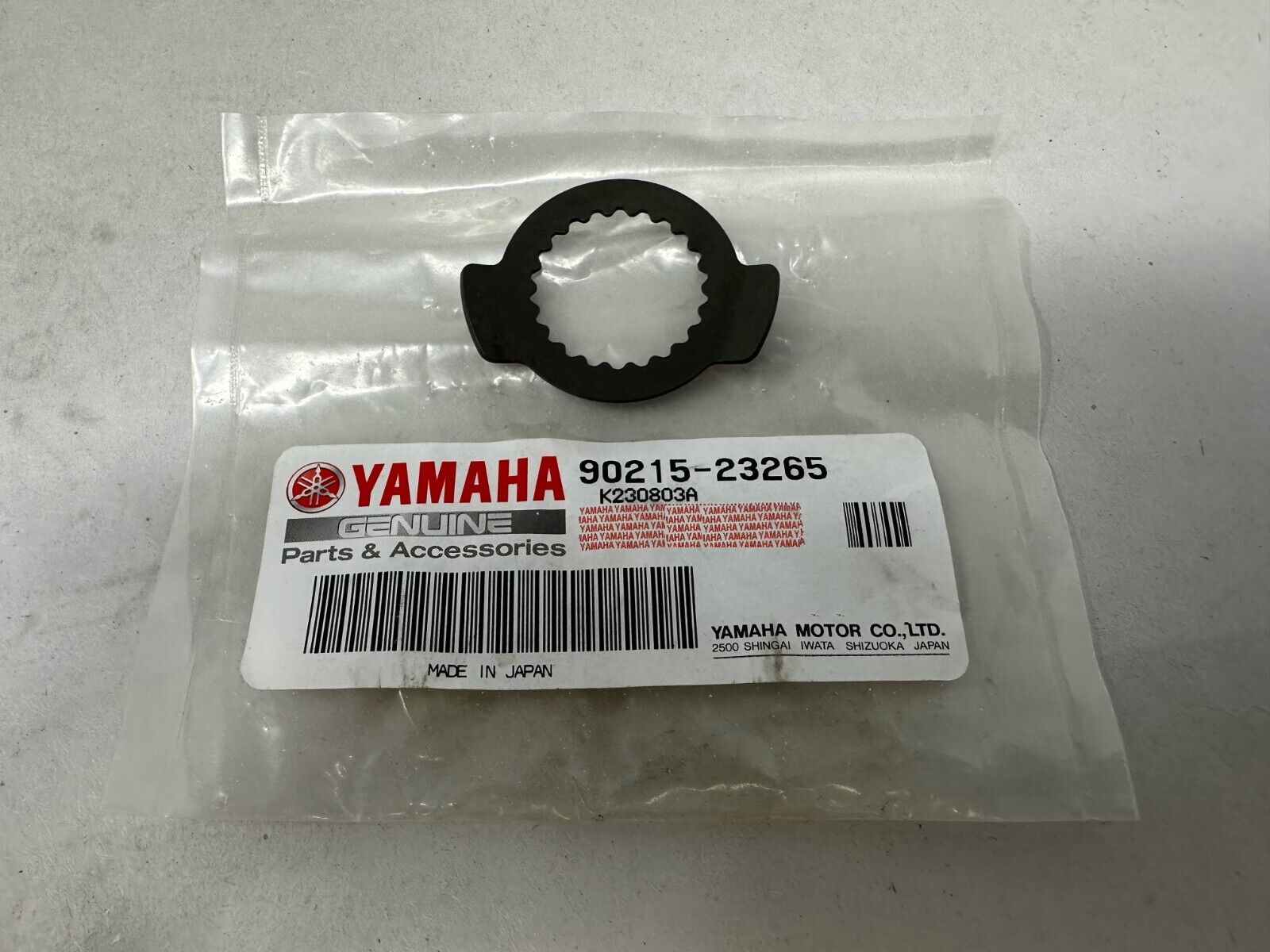 Yamaha Genuine OEM Authentic Lock Washer 90215-23265-00