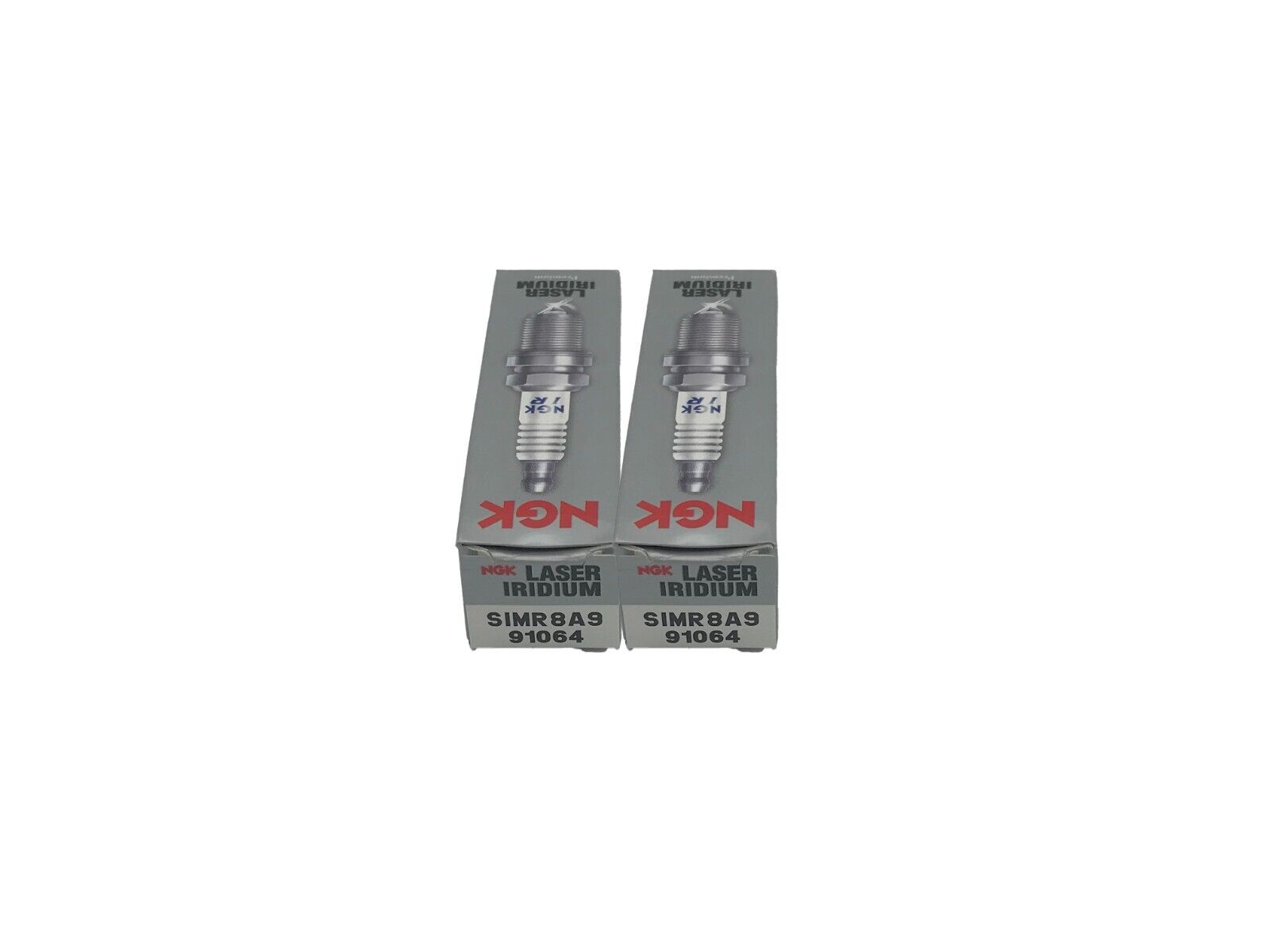 NGK Laser Iridium SIMR8A9 Spark Plug- 2 PACK