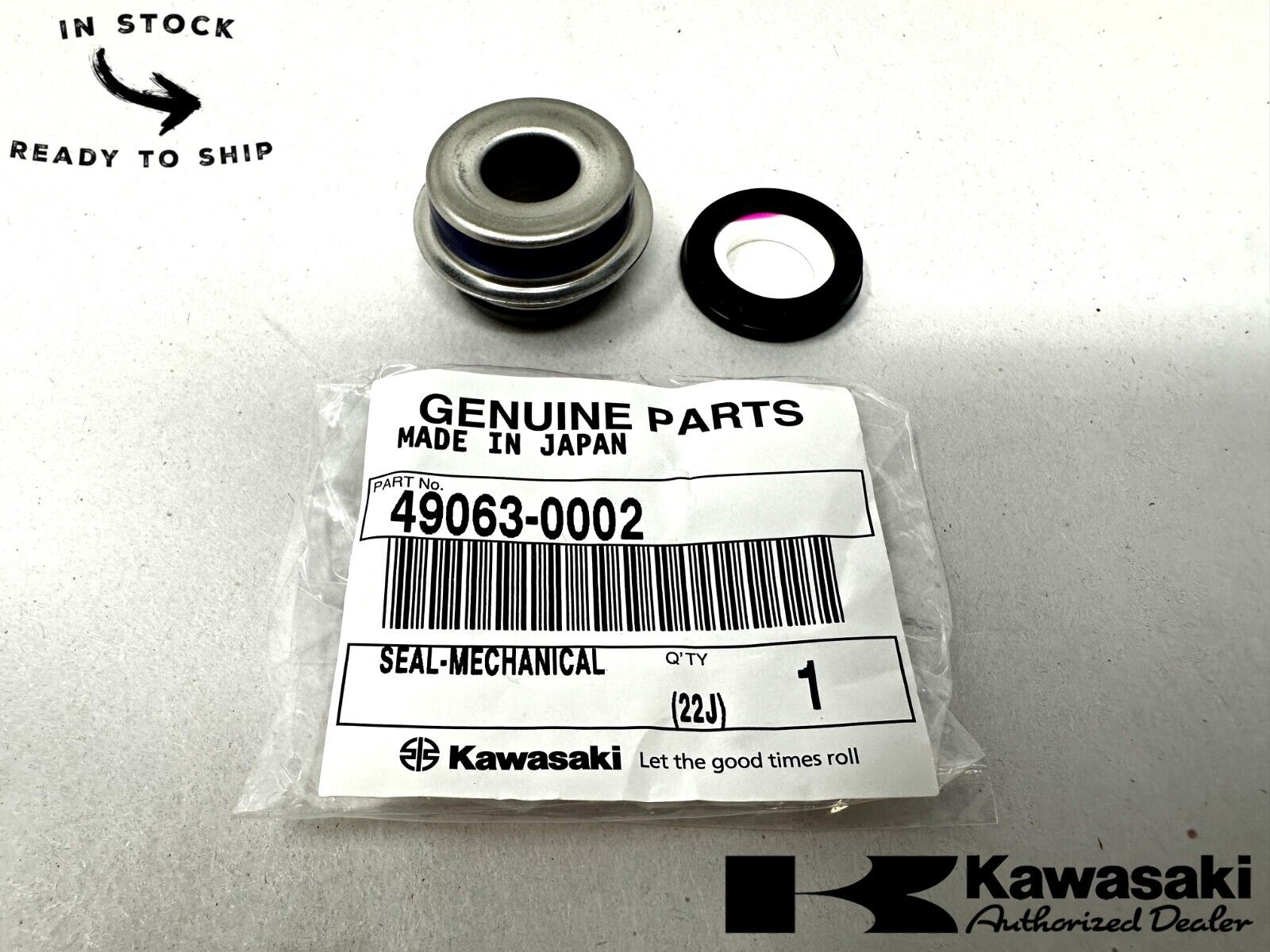 Kawasaki Genuine OEM Mechanical Seal 49063-0002